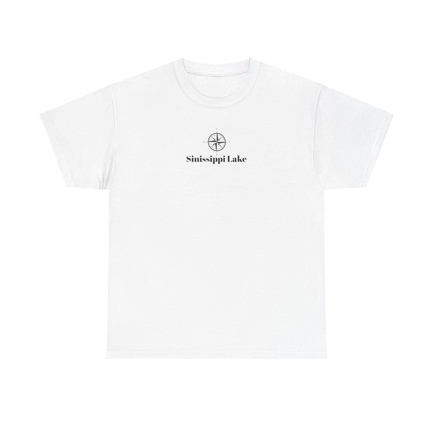 Sinissippi Lake Compass Rose Unisex Heavy Cotton Tee