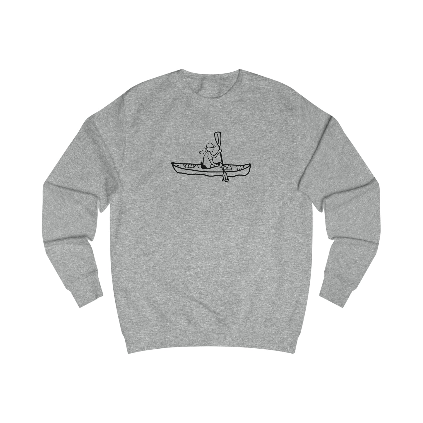 Manitowish Waters Kayak Girl - Men's Sweatshirt