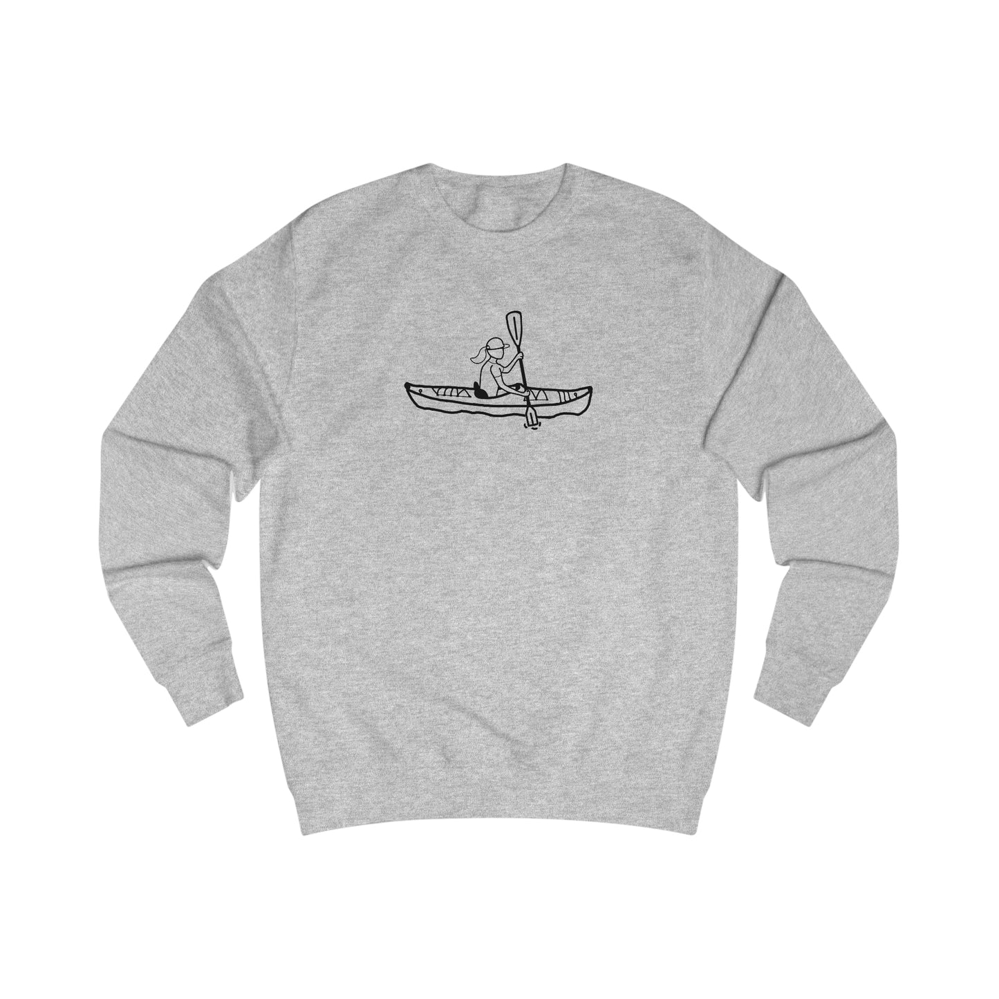 Manitowish Waters Kayak Girl - Men's Sweatshirt