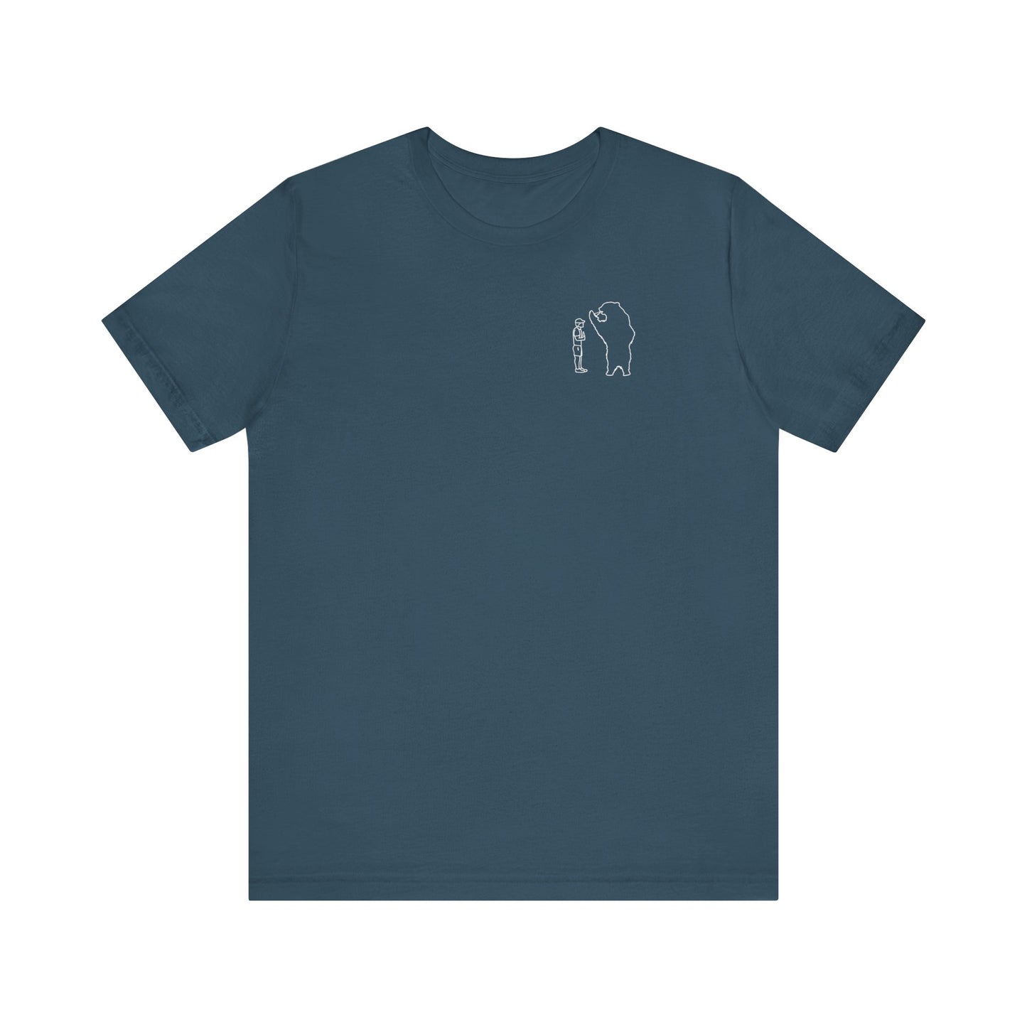 Papa Bear Yellowstone National Park Unisex Lightweight Short Sleeve Tee