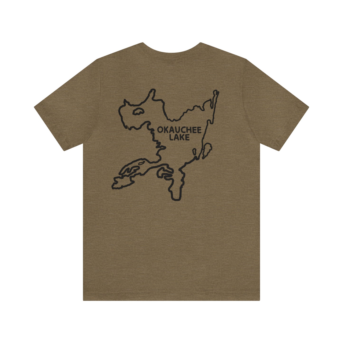 Okauchee Lake, Standup Jetski Fall - Unisex Lightweight Short Sleeve Tee