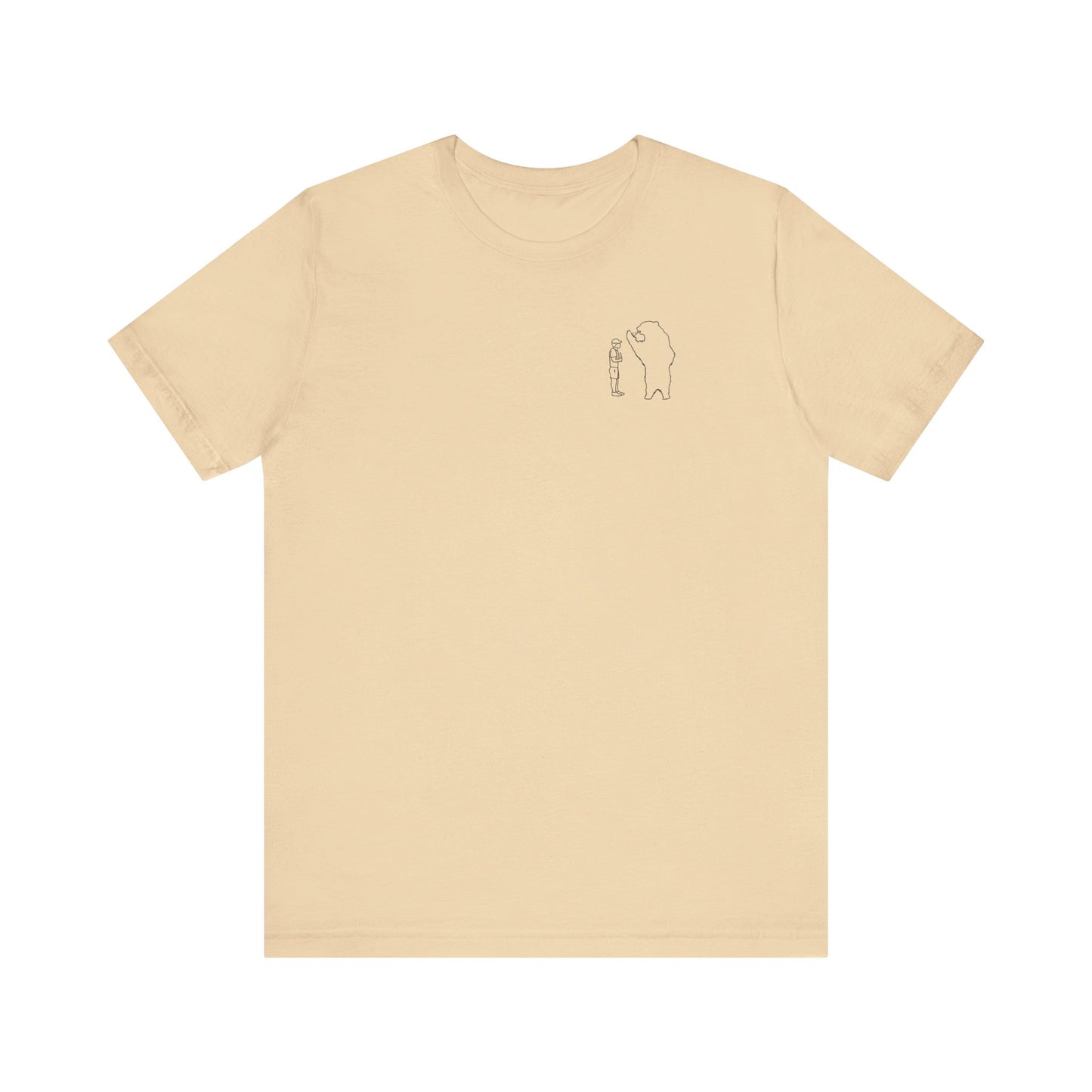 Papa Bear Yellowstone National Park Unisex Lightweight Short Sleeve Tee