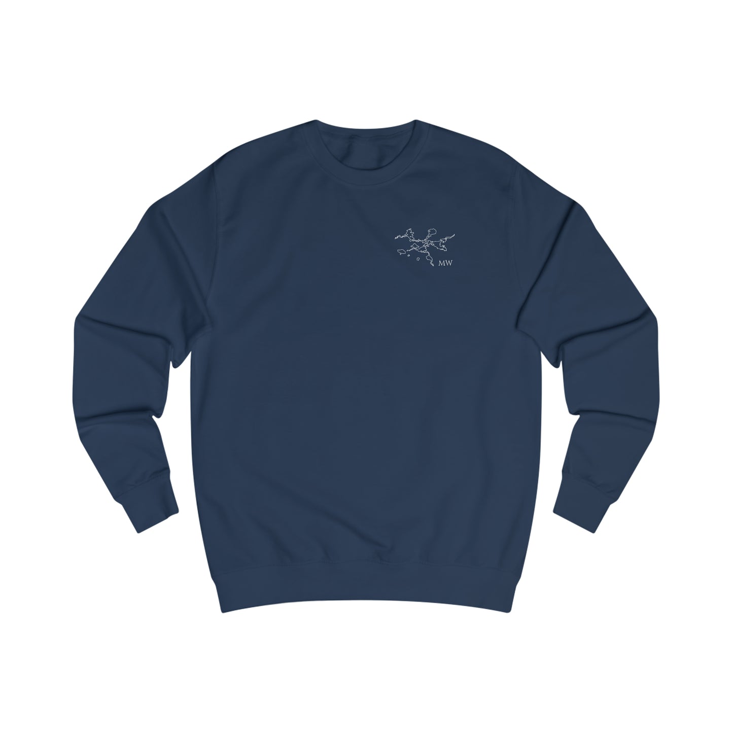 Manitowish Waters Surf Sketch - Men's Crewneck