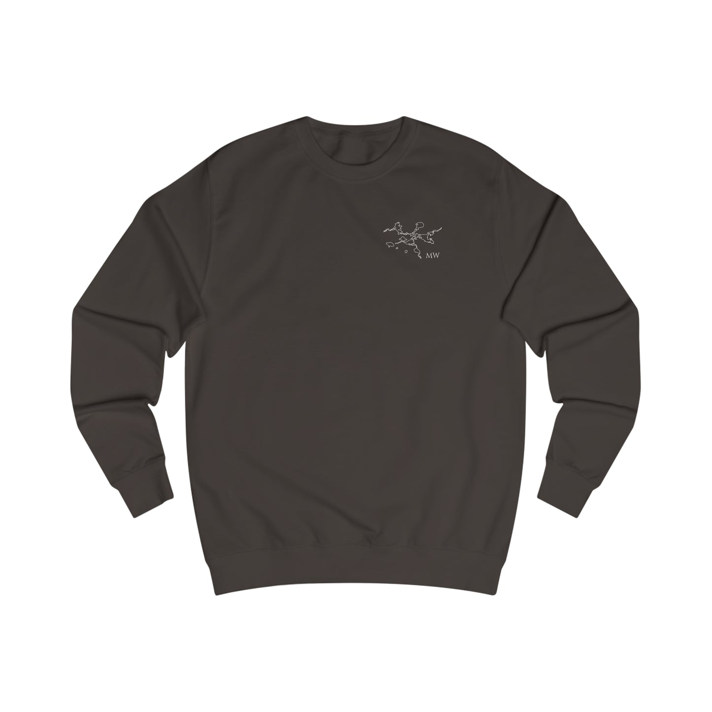 Manitowish Waters Surf Sketch - Men's Crewneck