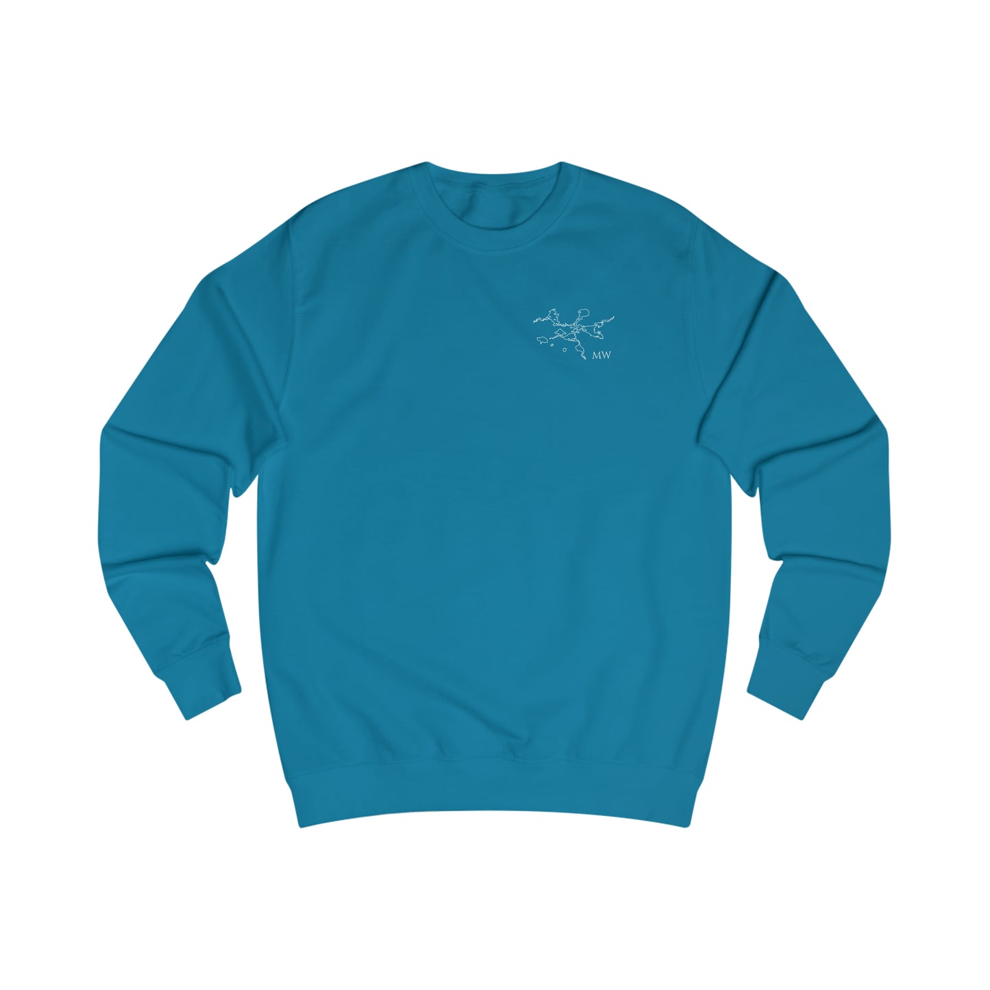Manitowish Waters Surf Sketch - Men's Crewneck