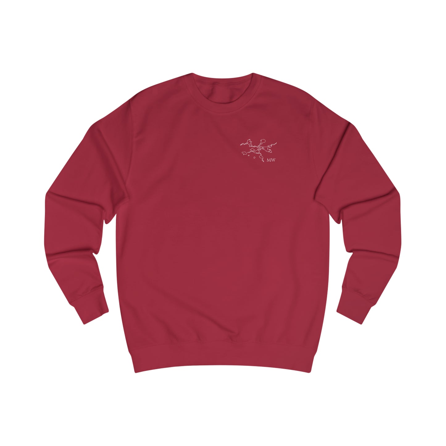 Manitowish Waters Surf Sketch - Men's Crewneck