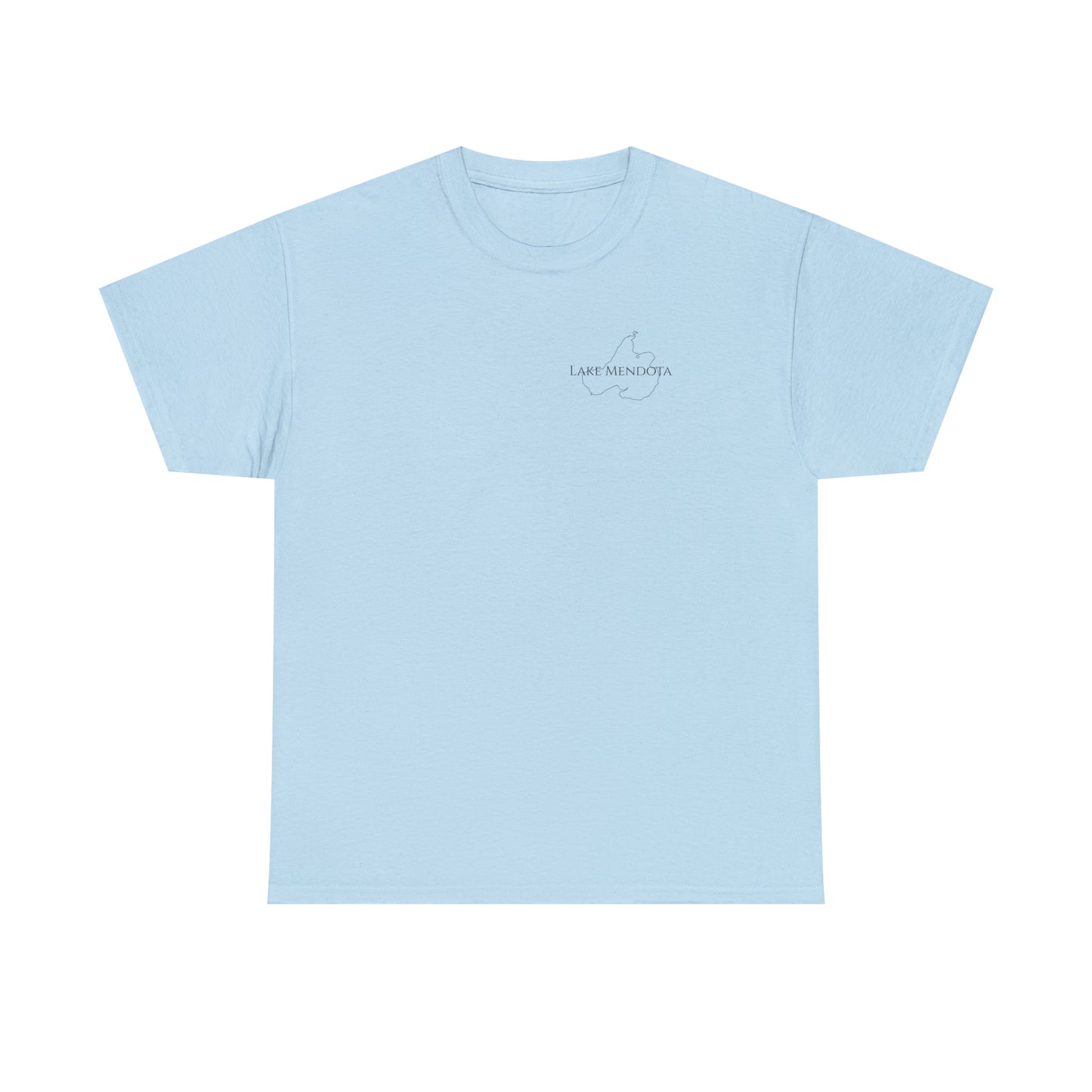 Lake Mendota, Wisconsin Sailing - Unisex Heavy Tee Shirt