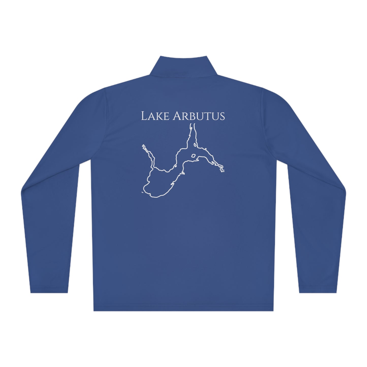 Lake Arbutus Unisex Quarter-Zip - compass rose patch