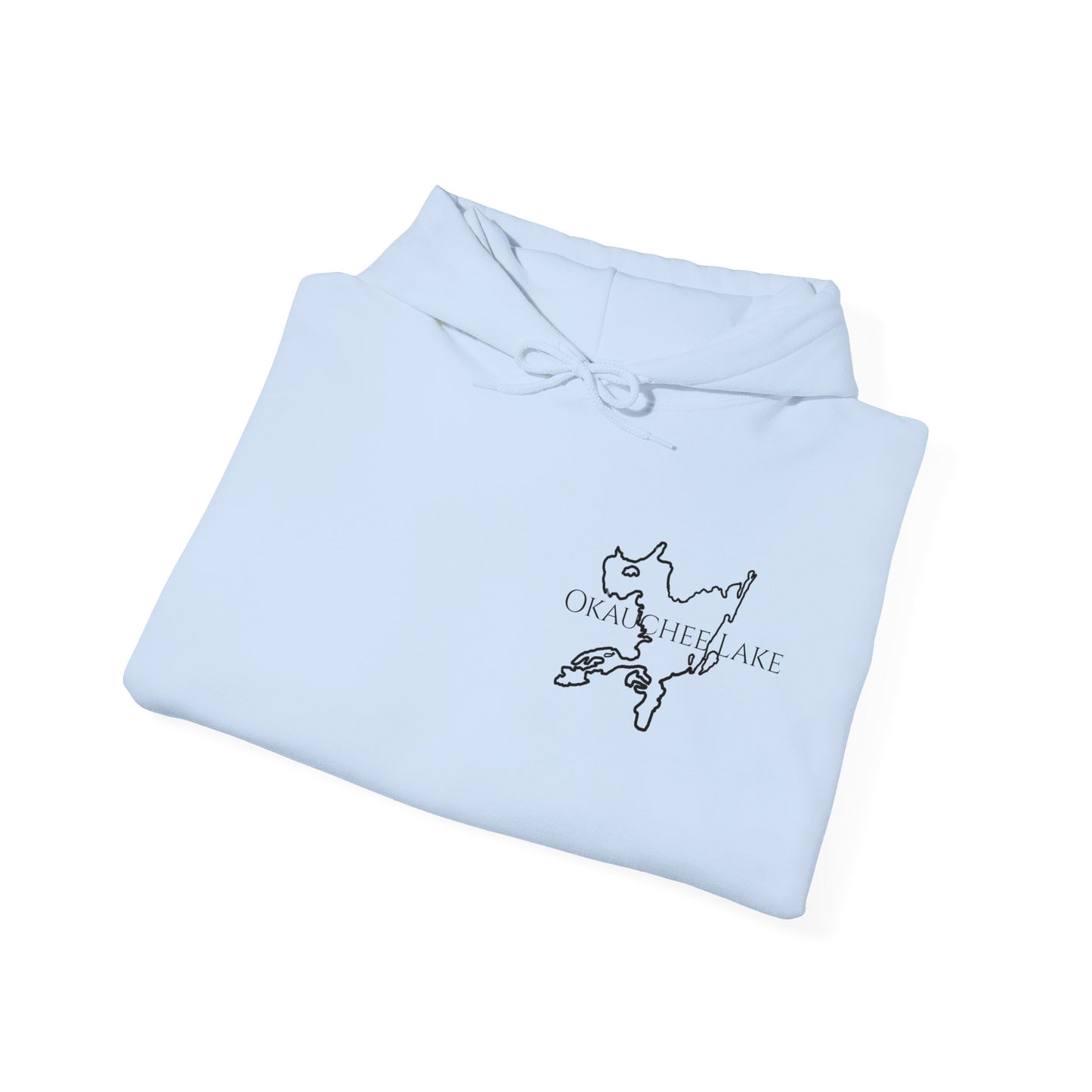 Surfing Sketch (Okauchee Lake) Unisex Heavy Blend Hooded Sweatshirt