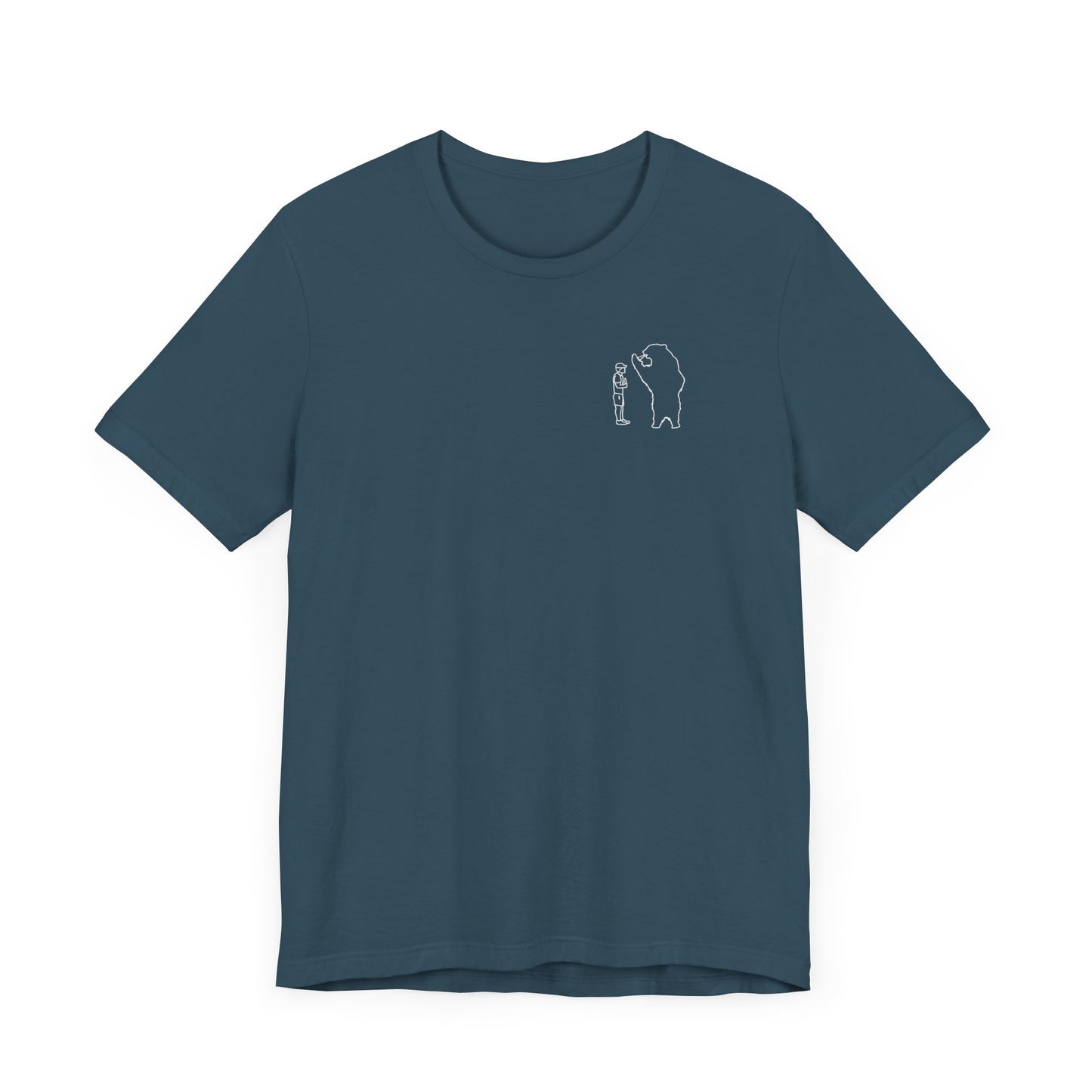 Papa Bear Yellowstone National Park Unisex Lightweight Short Sleeve Tee