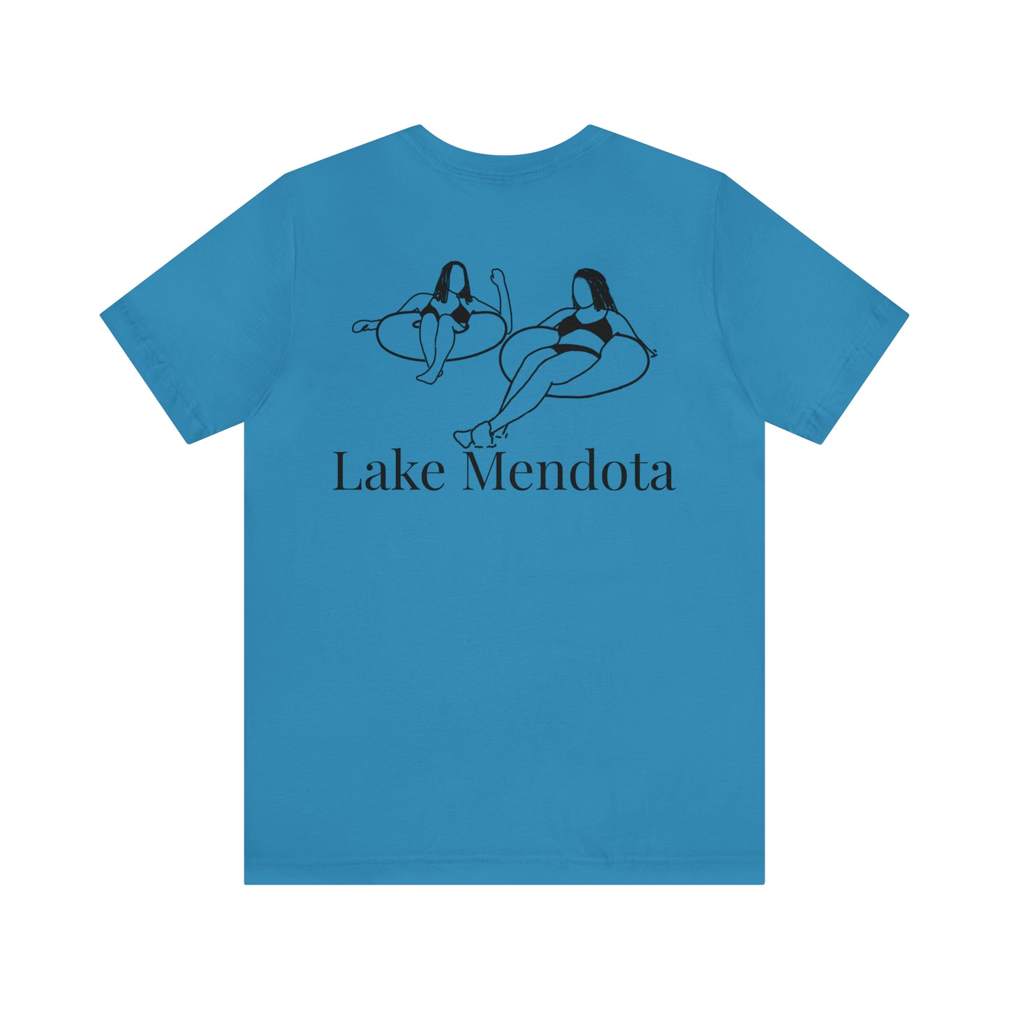 Lake Mendota Inner Tube Girls - Unisex Lightweight Short Sleeve Tee