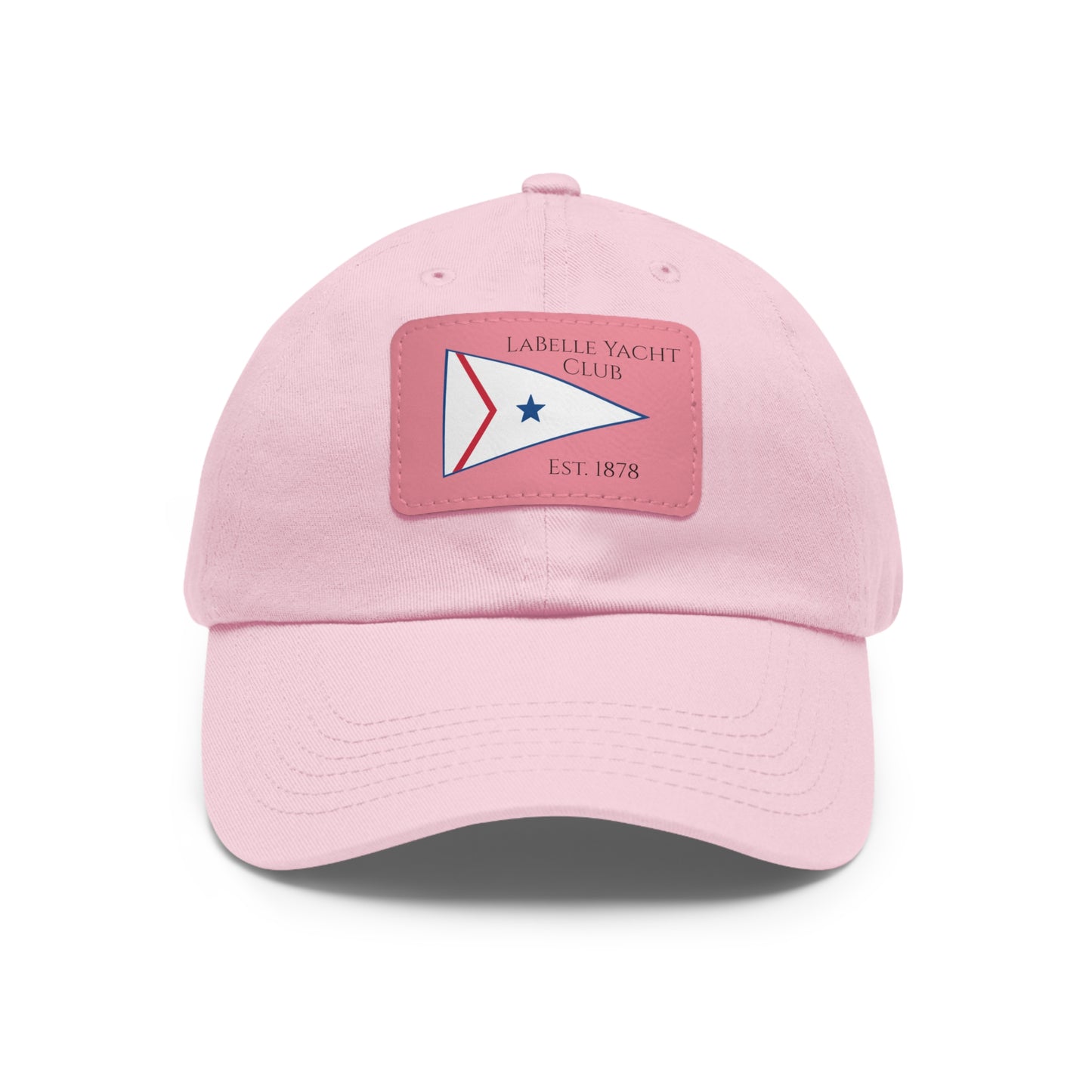 LaBelle Yacht Club Embroidered Hat with Leather Patch