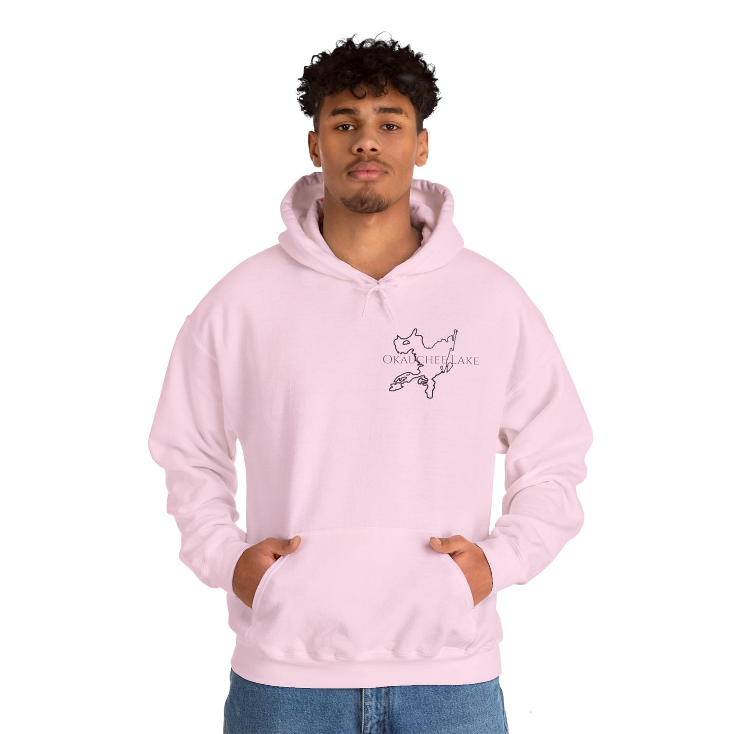 Unisex Heavy Blend Hooded Sweatshirt (Trolling Motor Fishing, Bite or Beer Design)