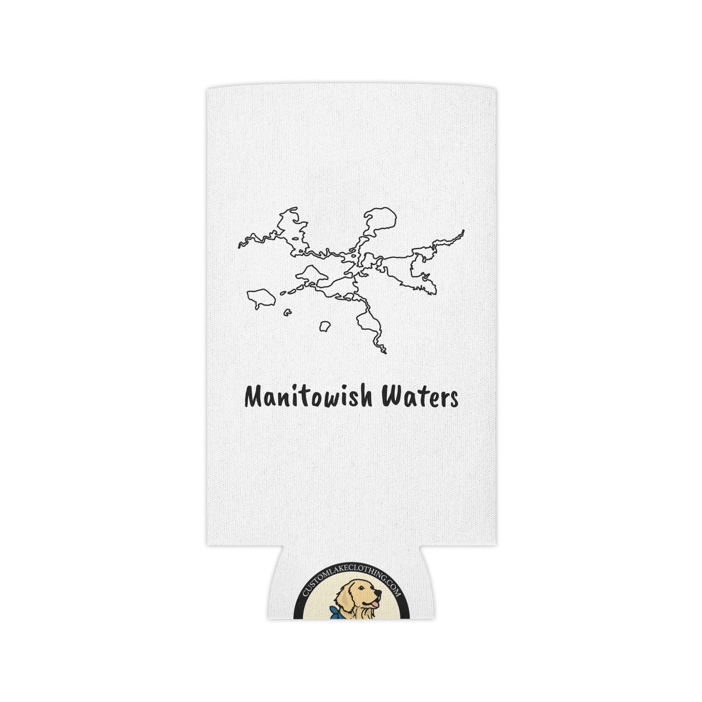 Manitowish Waters Kayak Girl CLC Can Koozie