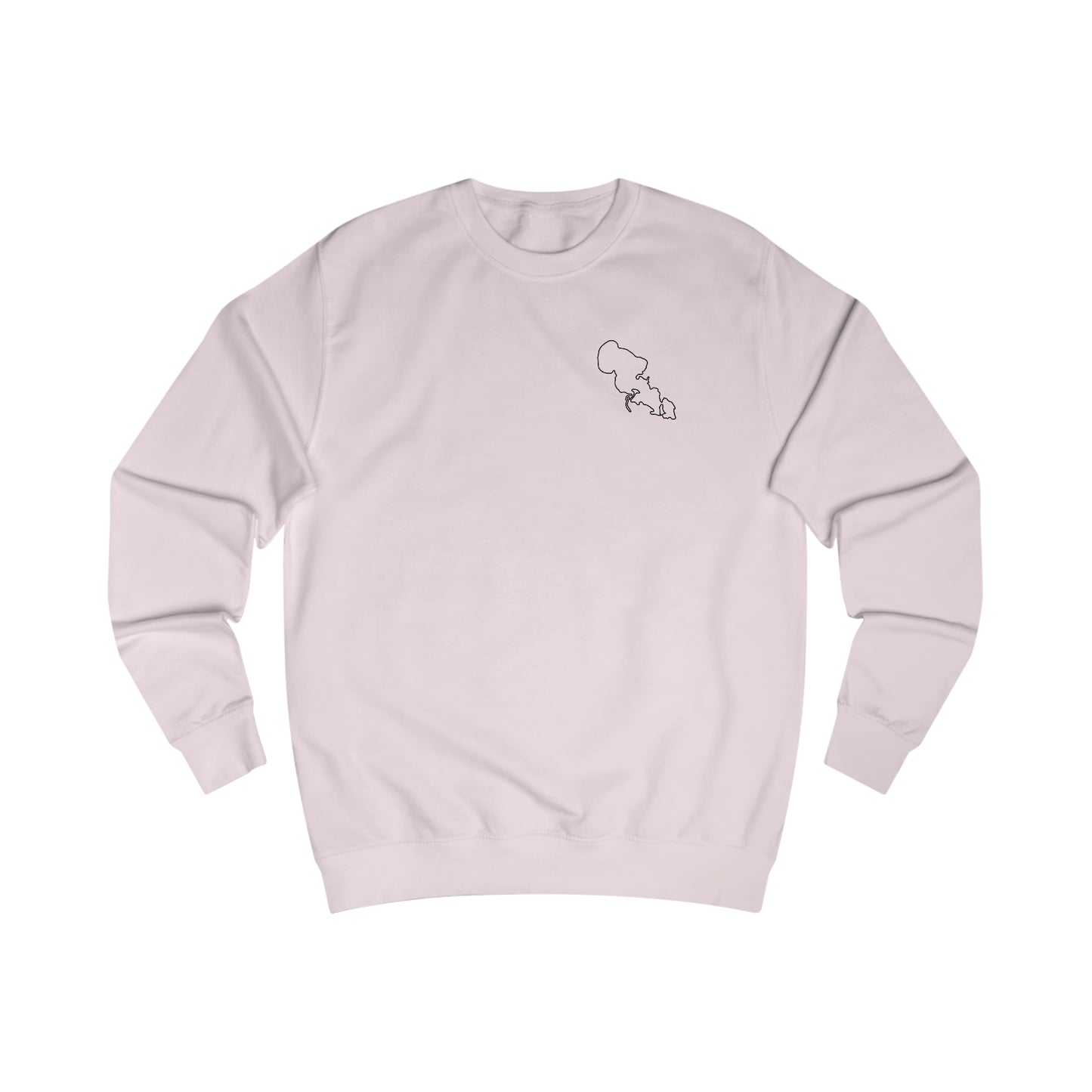 Fishing Off Dock - Lac LaBelle Men's Crewneck