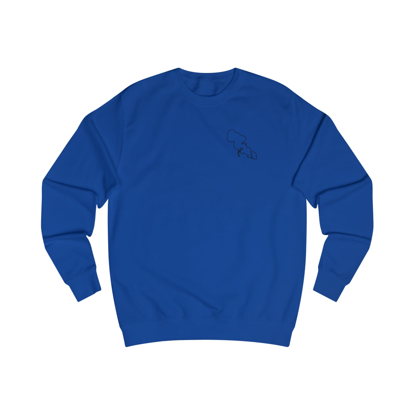 Fishing Off Dock - Lac LaBelle Men's Crewneck