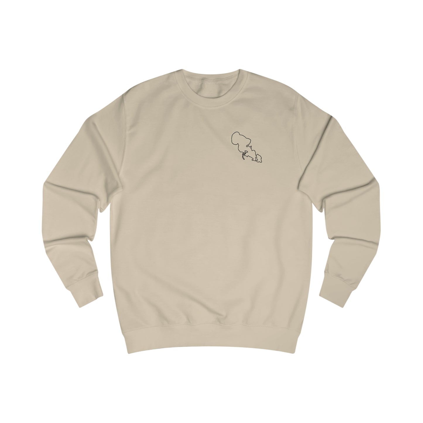 Fishing Off Dock - Lac LaBelle Men's Crewneck