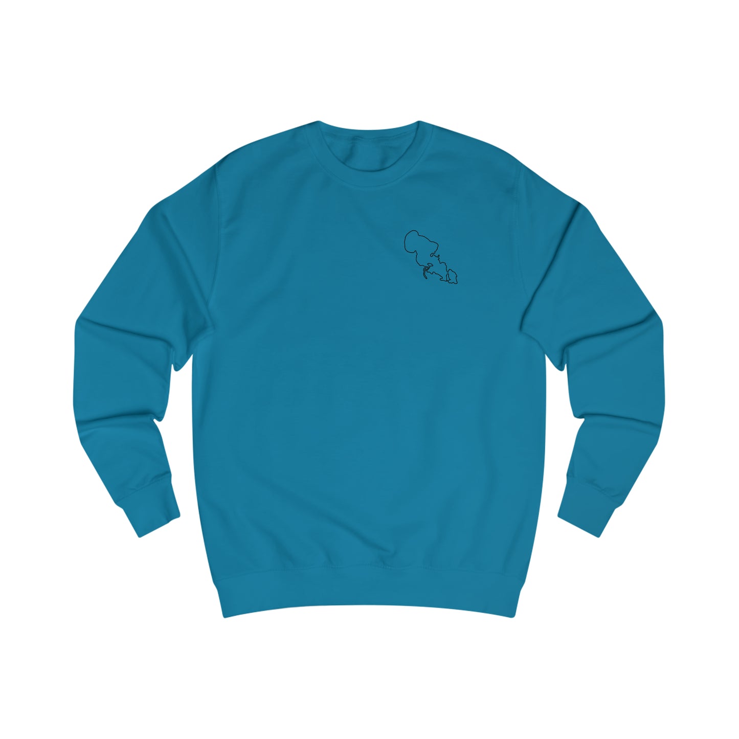 Fishing Off Dock - Lac LaBelle Men's Crewneck