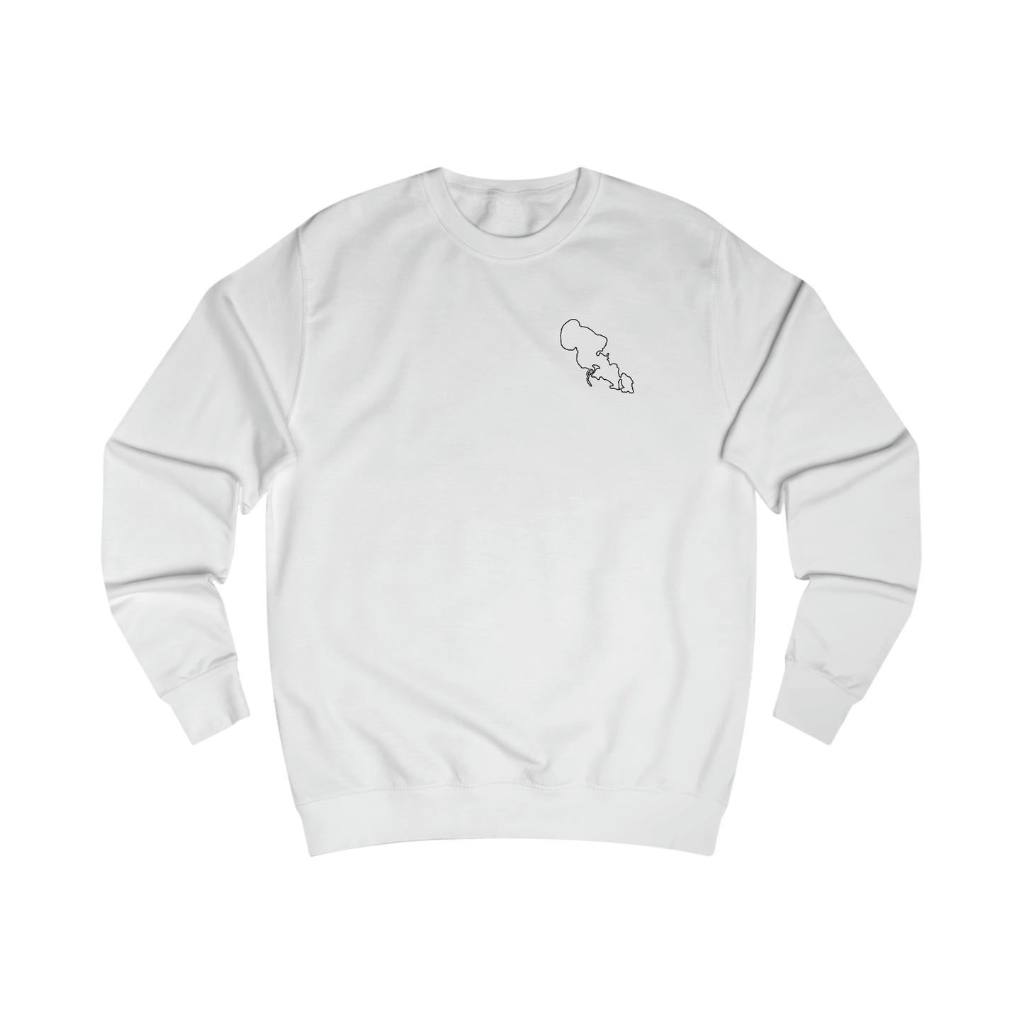 Fishing Off Dock - Lac LaBelle Men's Crewneck