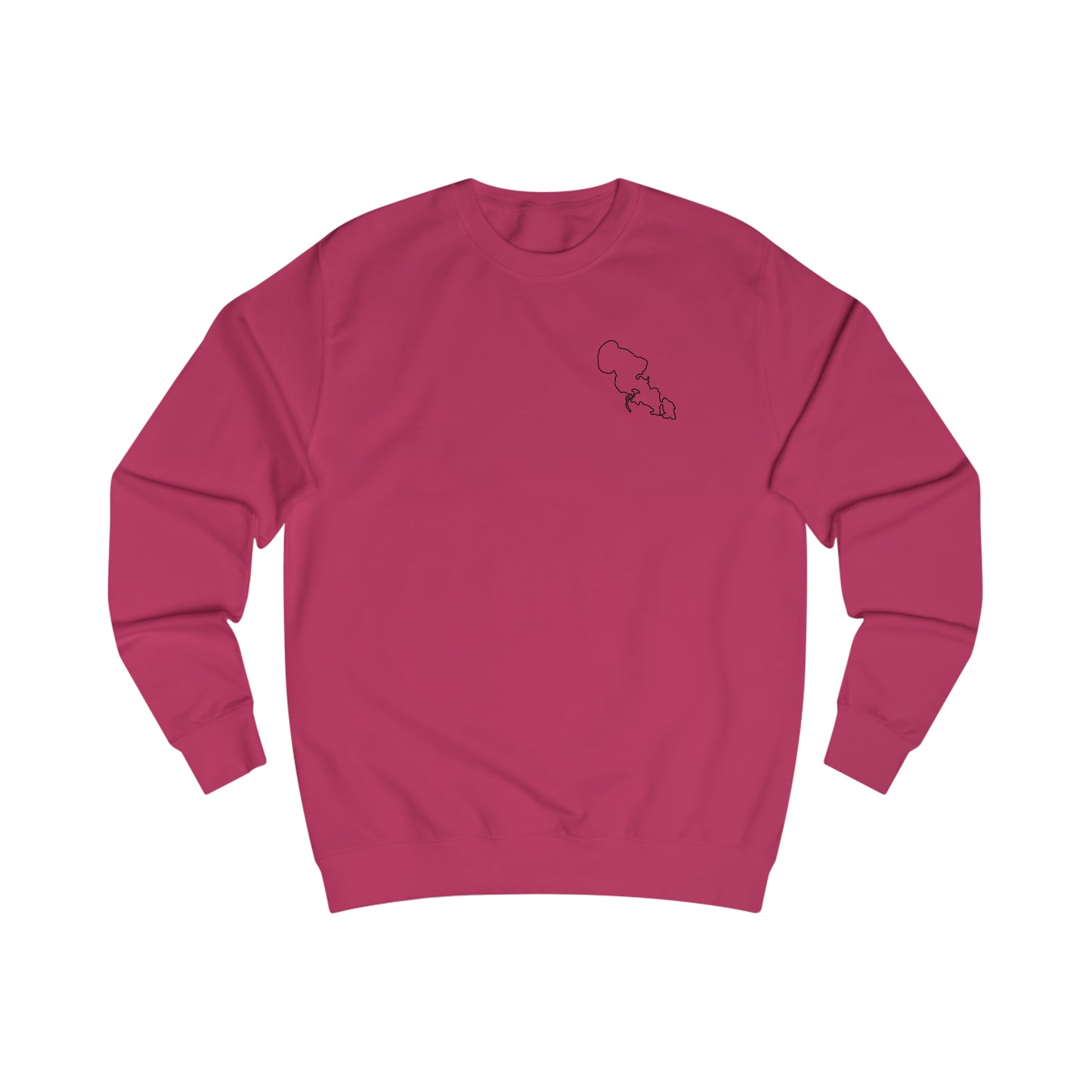 Fishing Off Dock - Lac LaBelle Men's Crewneck