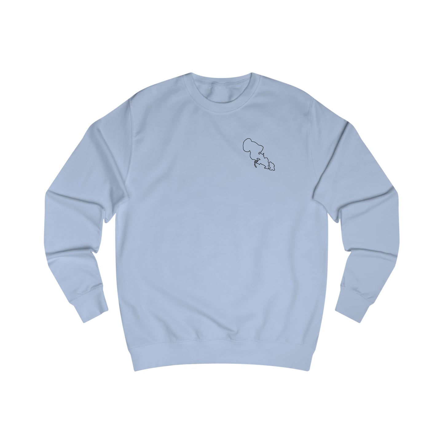 Fishing Off Dock - Lac LaBelle Men's Crewneck