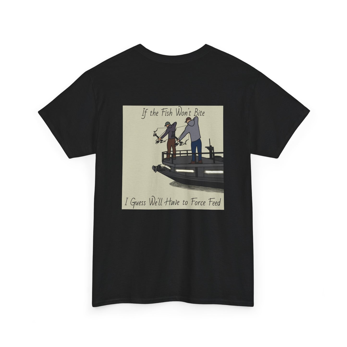 Bow fishing and MW Model - Unisex Heavy Tee Shirt