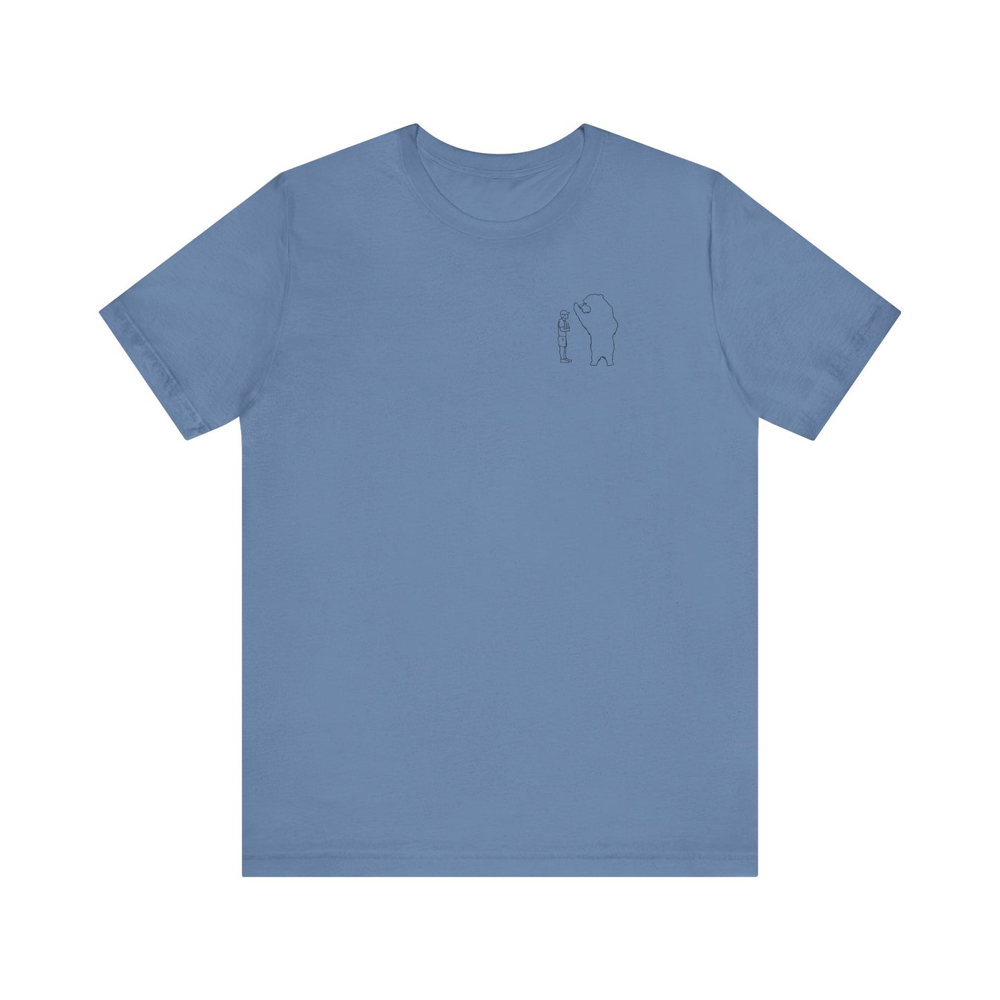 Papa Bear Yellowstone National Park Unisex Lightweight Short Sleeve Tee