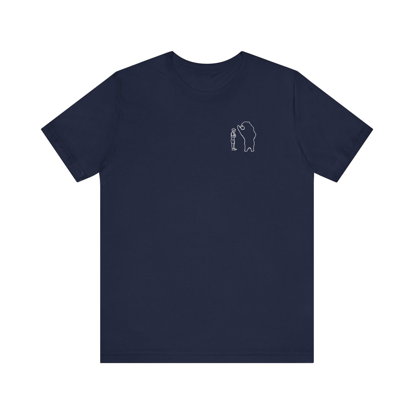 Papa Bear Yellowstone National Park Unisex Lightweight Short Sleeve Tee