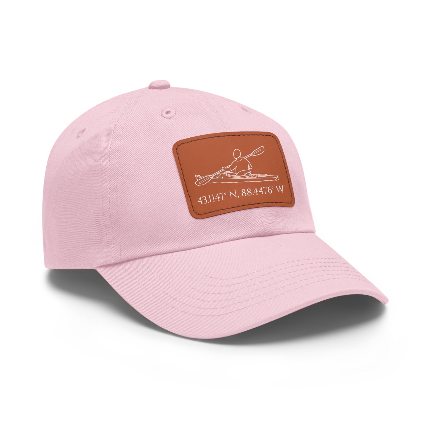 Hat with Leather Patch (Kayak Male Design)