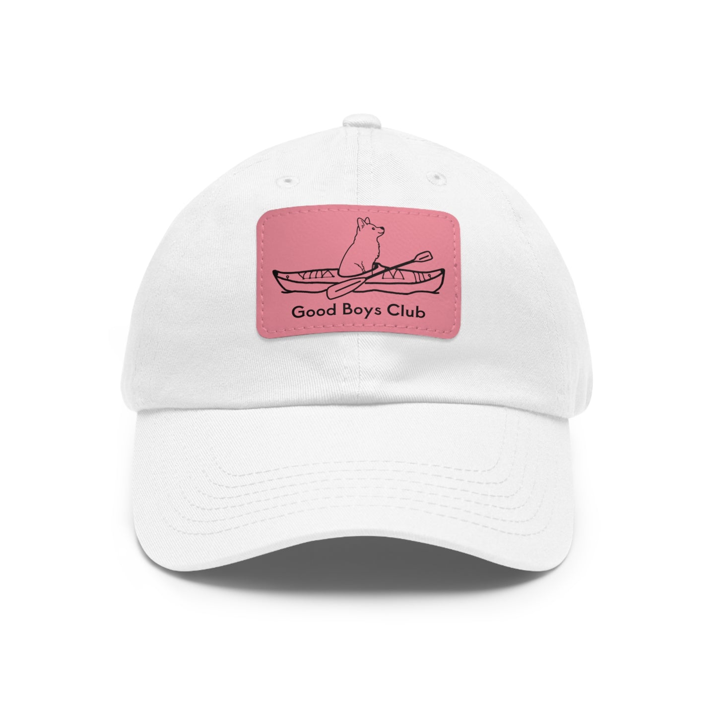 Good Boys Club Husky Kayak Dog - Hat with Leather Patch