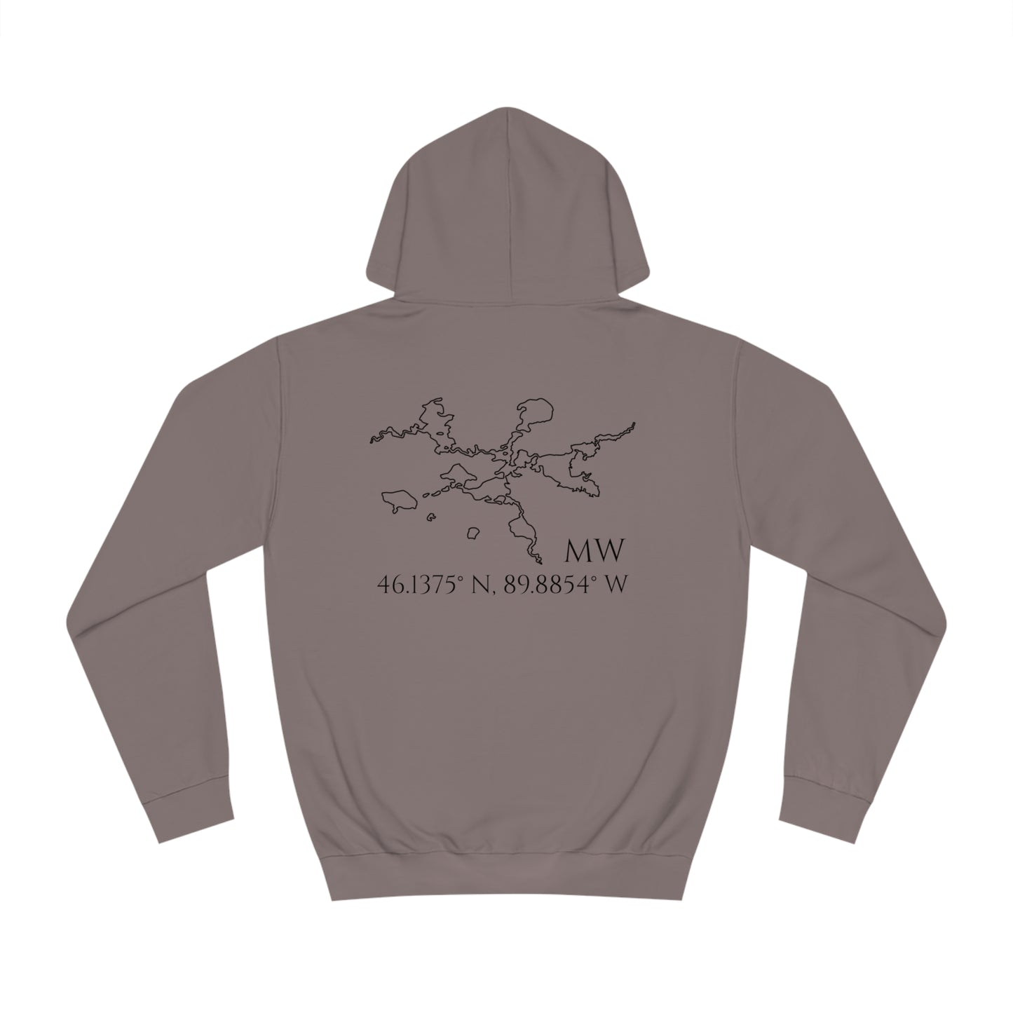 Manitowish Waters Sailboat Patch - Unisex Hoodie Medium Weight