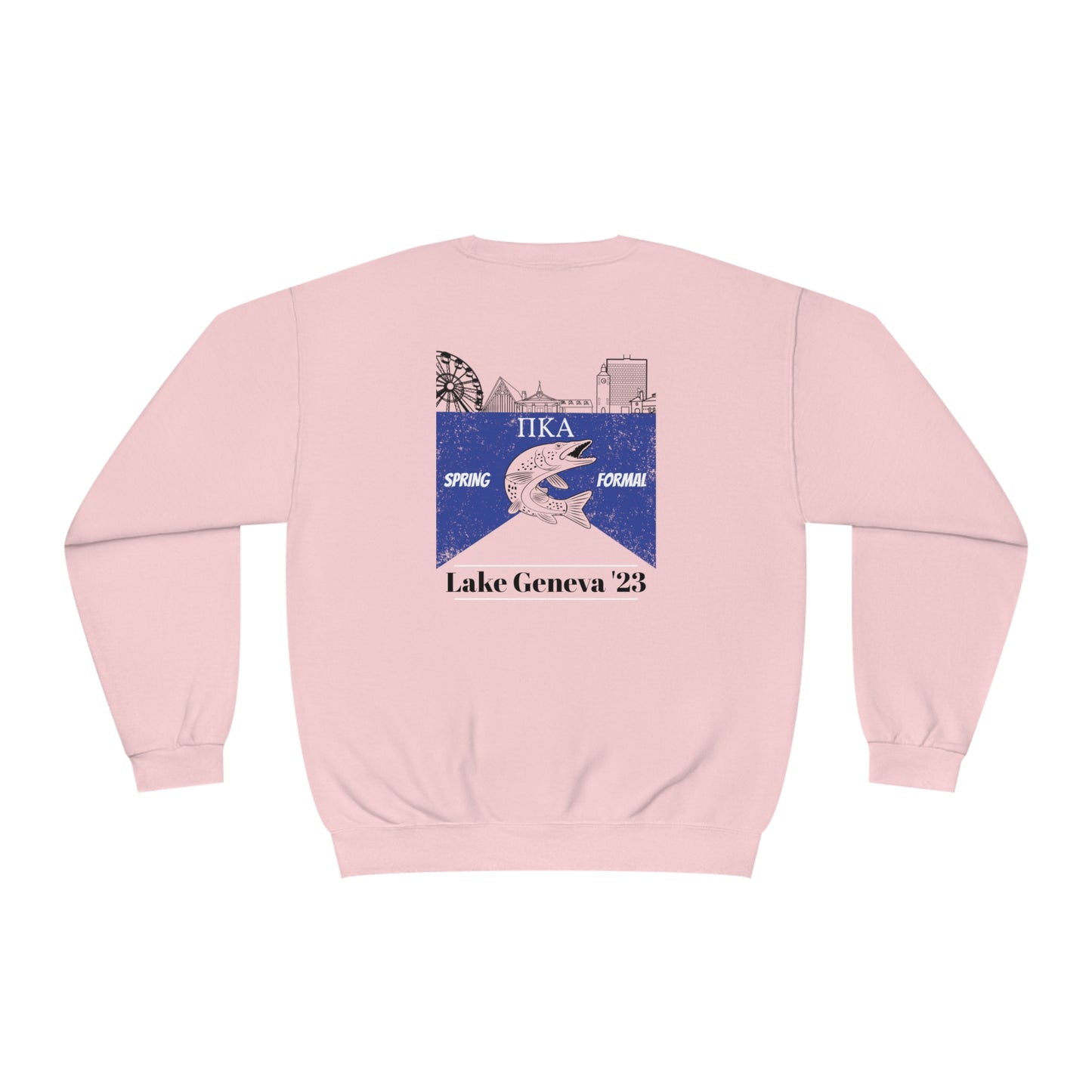 Copy of Pike Mockup 1 Crewneck Sweatshirt budwiser red