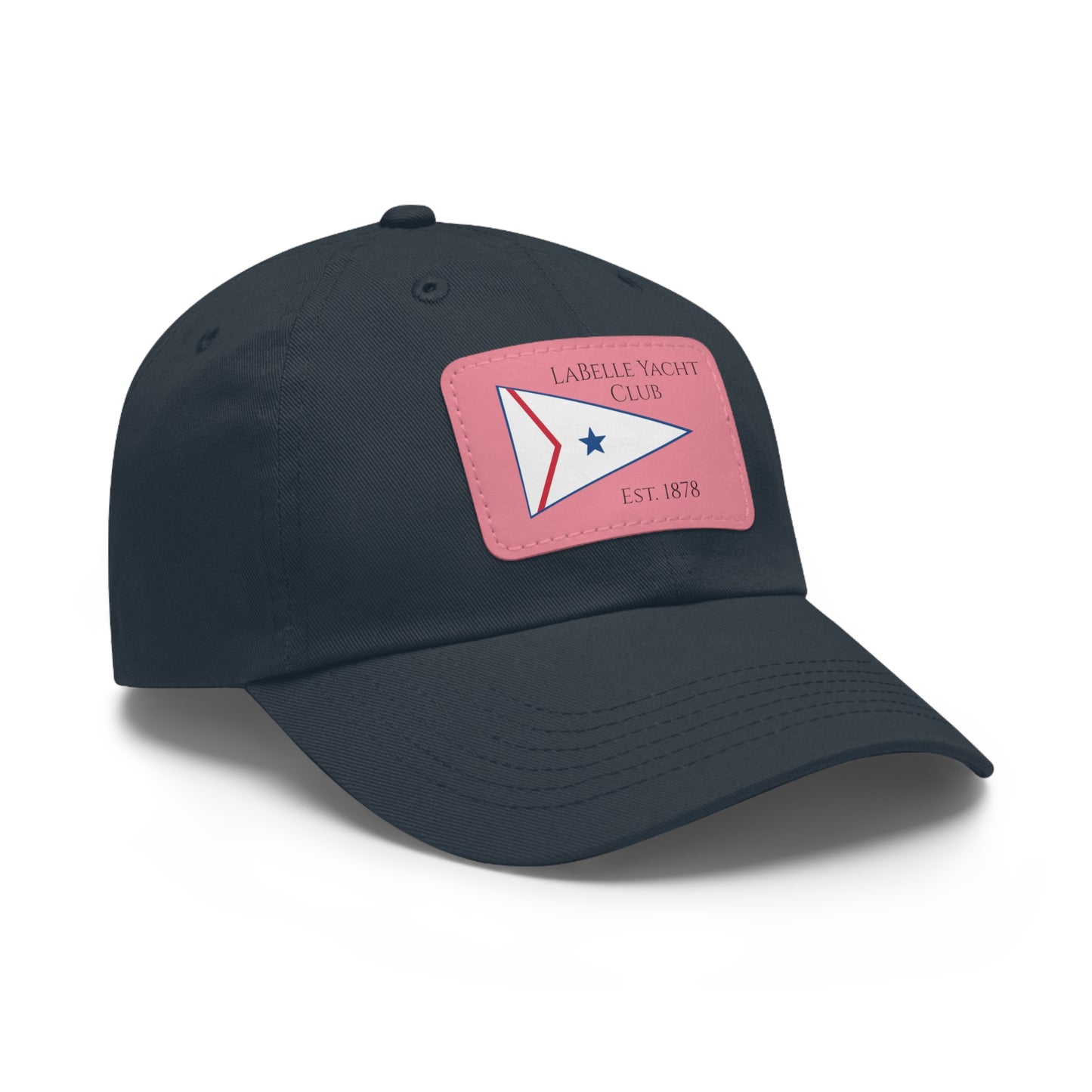 LaBelle Yacht Club Embroidered Hat with Leather Patch