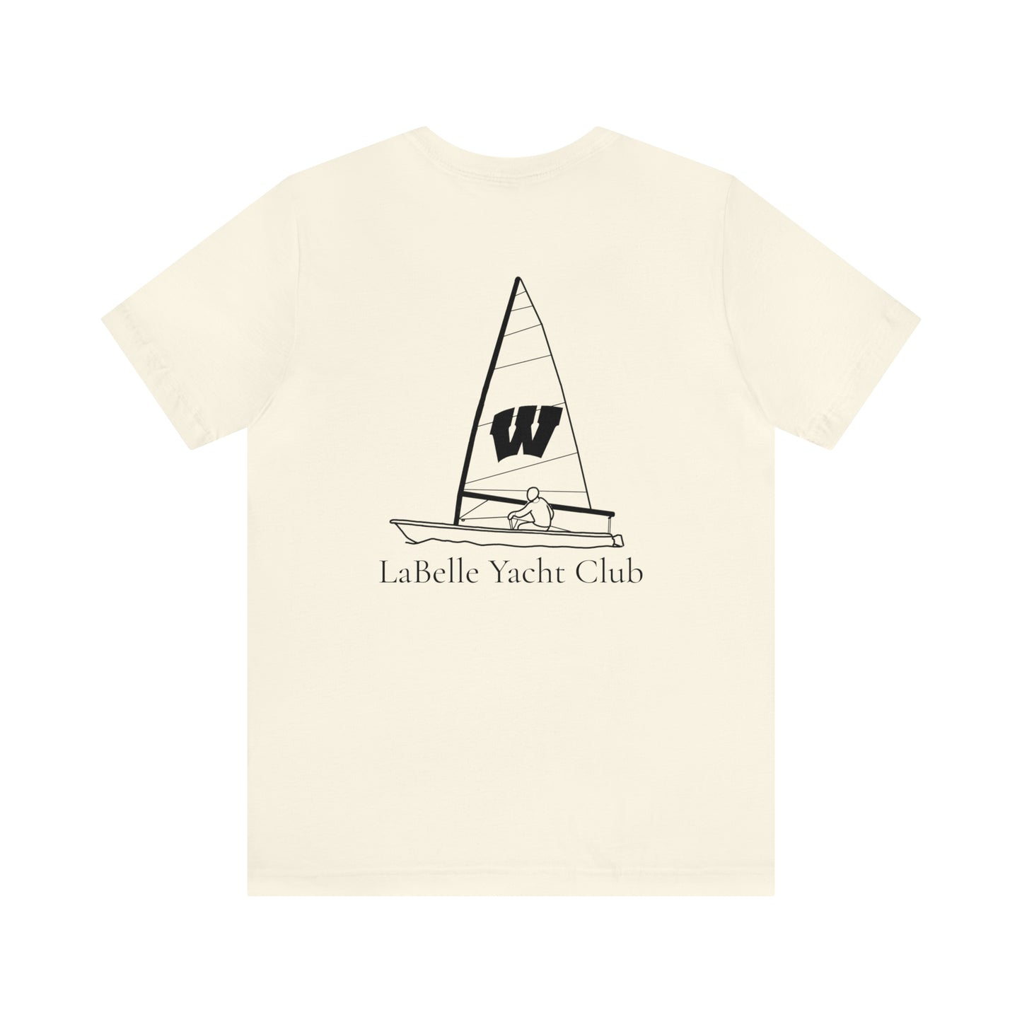 LaBelle Yacht Club Wisconsin Sailing - Unisex Lightweight Short Sleeve Tee