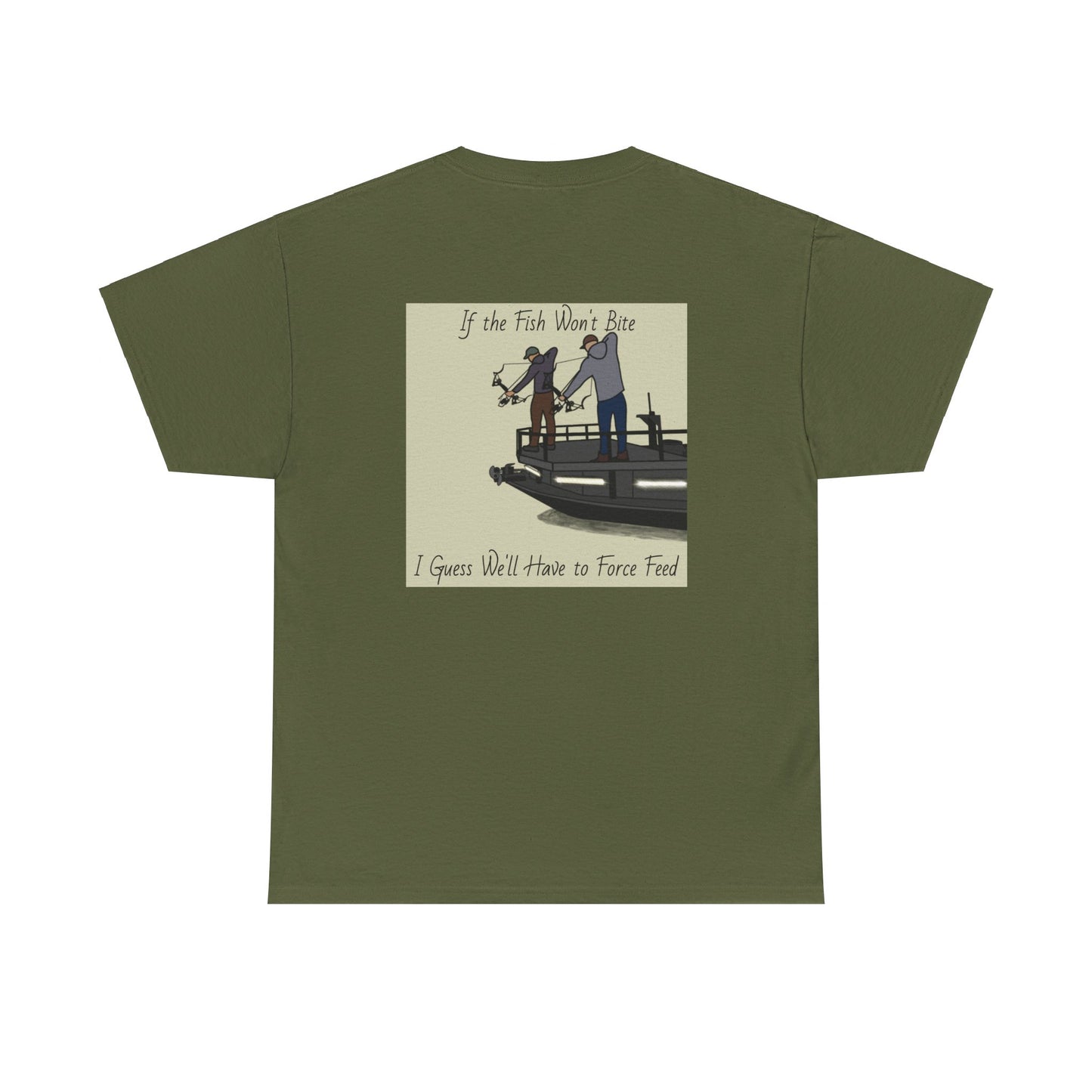 Bow fishing and MW Model - Unisex Heavy Tee Shirt