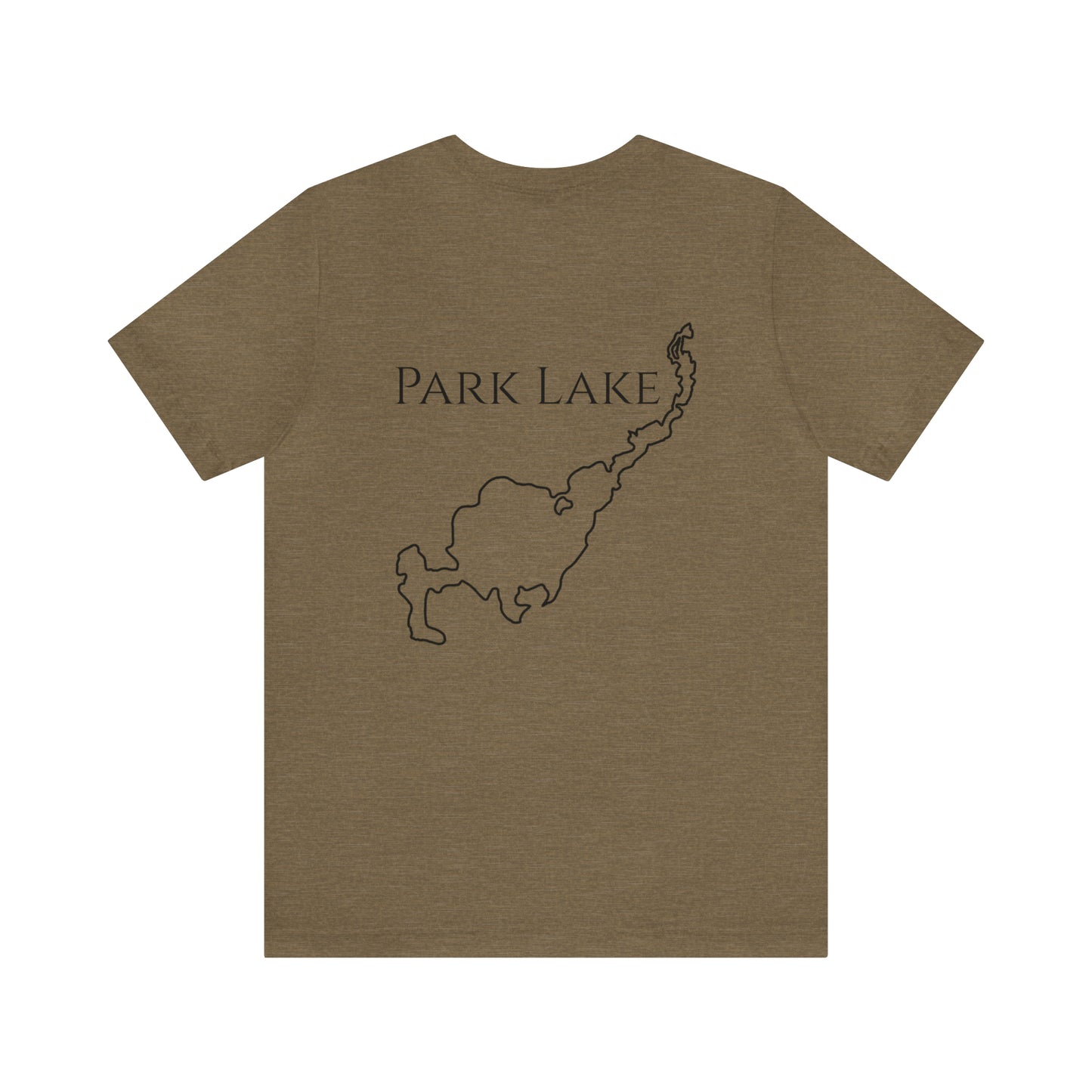 Paddle Board Female - Park Lake Unisex Lightweight Short Sleeve Tee