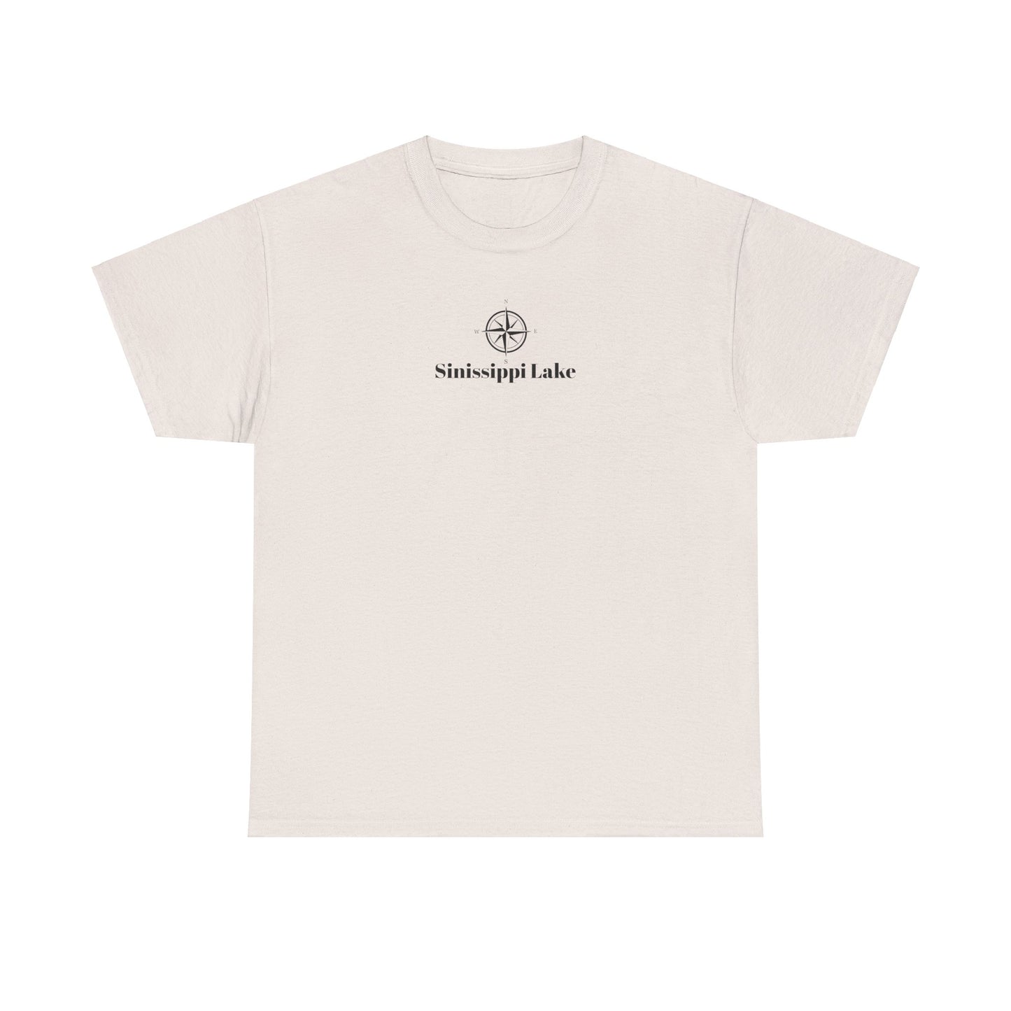 Sinissippi Lake Compass Rose Unisex Heavy Cotton Tee