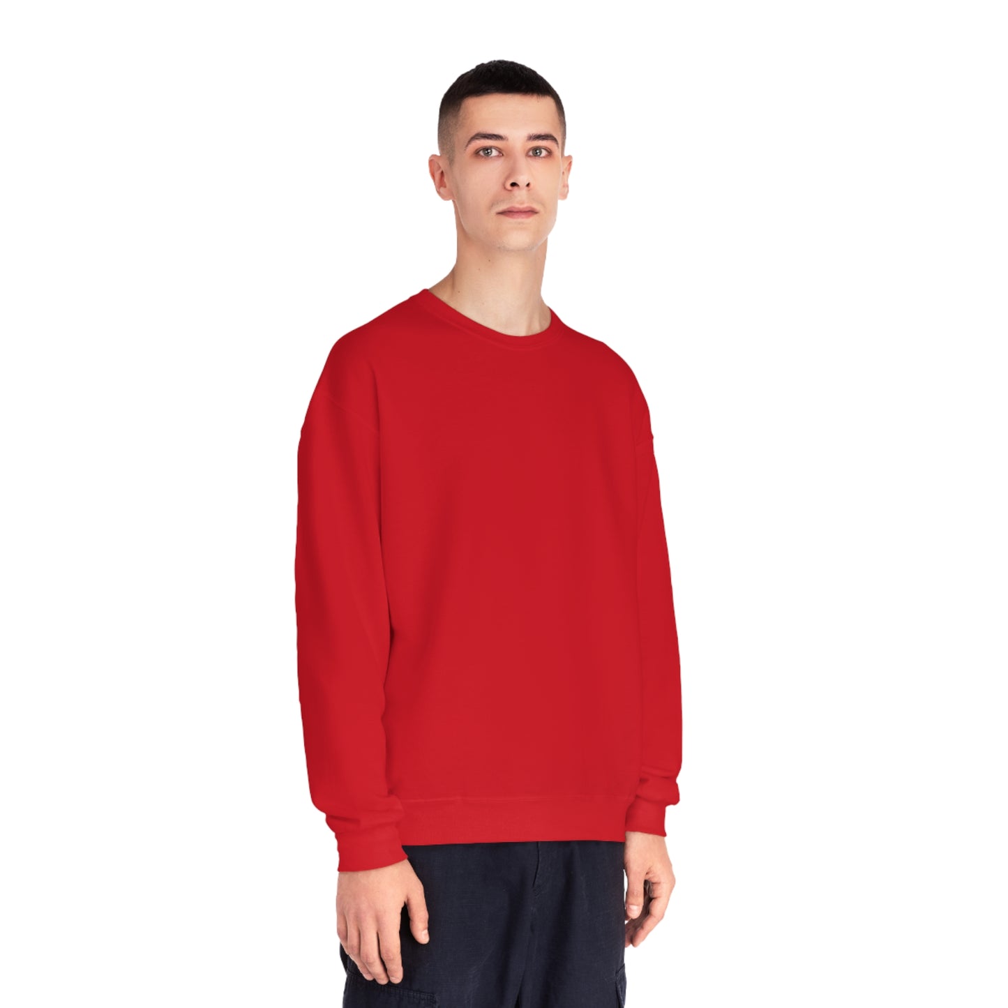 Copy of Pike Mockup 1 Crewneck Sweatshirt budwiser red