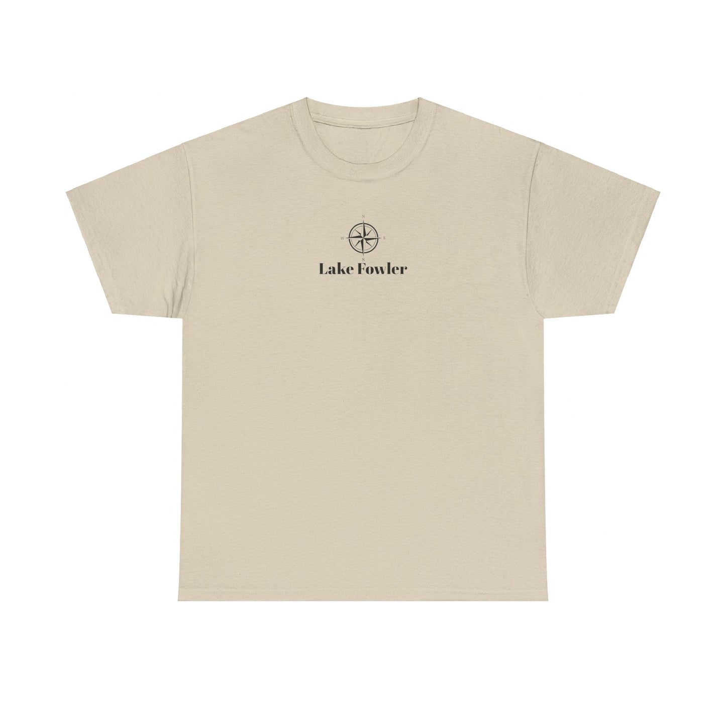 Lake Fowler Compass Rose Unisex Heavy Cotton Tee