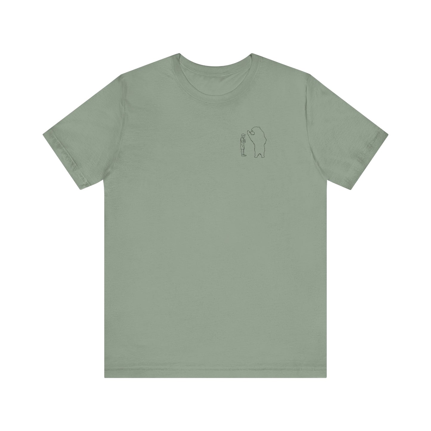Papa Bear Yellowstone National Park Unisex Lightweight Short Sleeve Tee