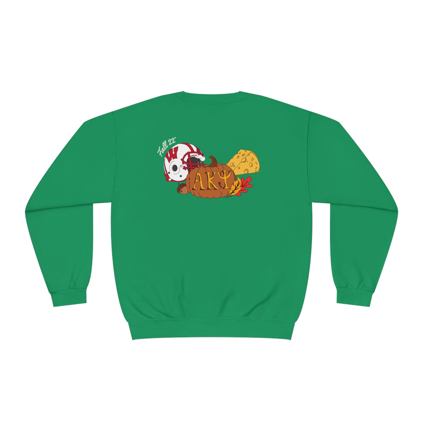 Fall 22 AkPsi With Leaf - Unisex NuBlend® Crewneck Sweatshirt