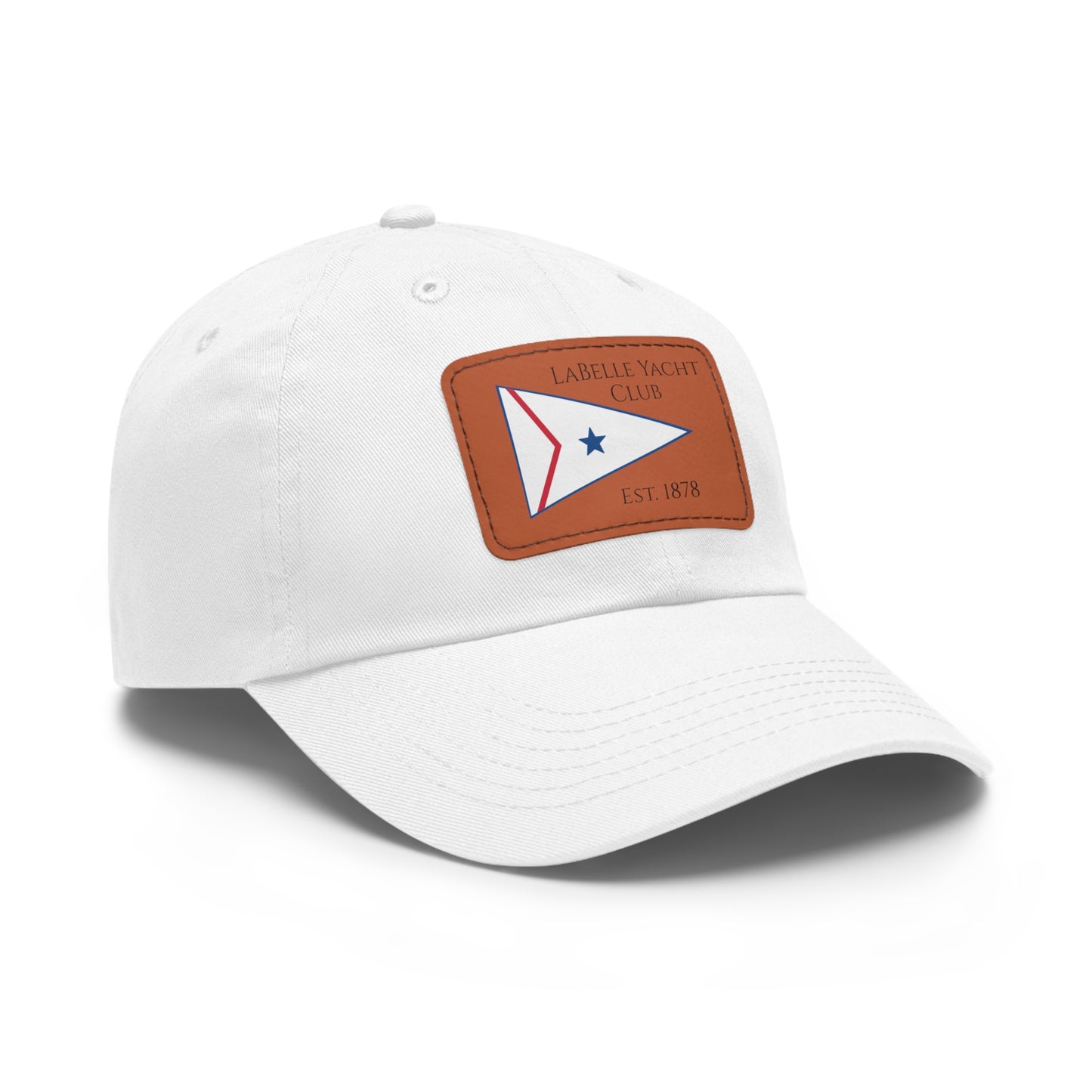 LaBelle Yacht Club Embroidered Hat with Leather Patch
