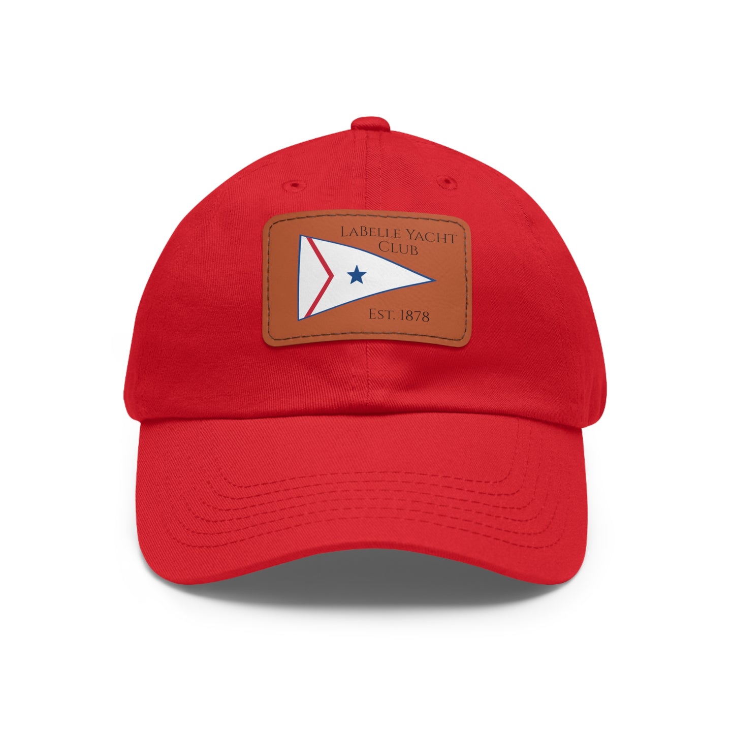 LaBelle Yacht Club Embroidered Hat with Leather Patch
