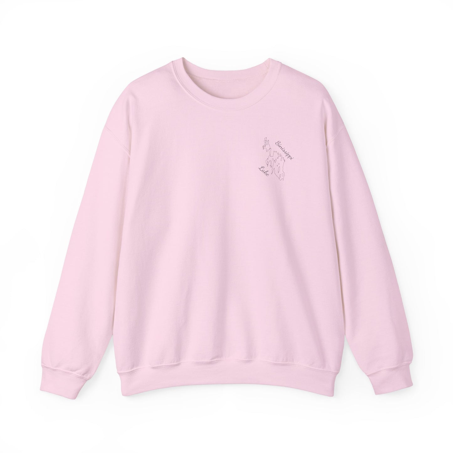 Paddle Board Girl - Sinissippi Lake Unisex Heavy Blend™ Crewneck Sweatshirt