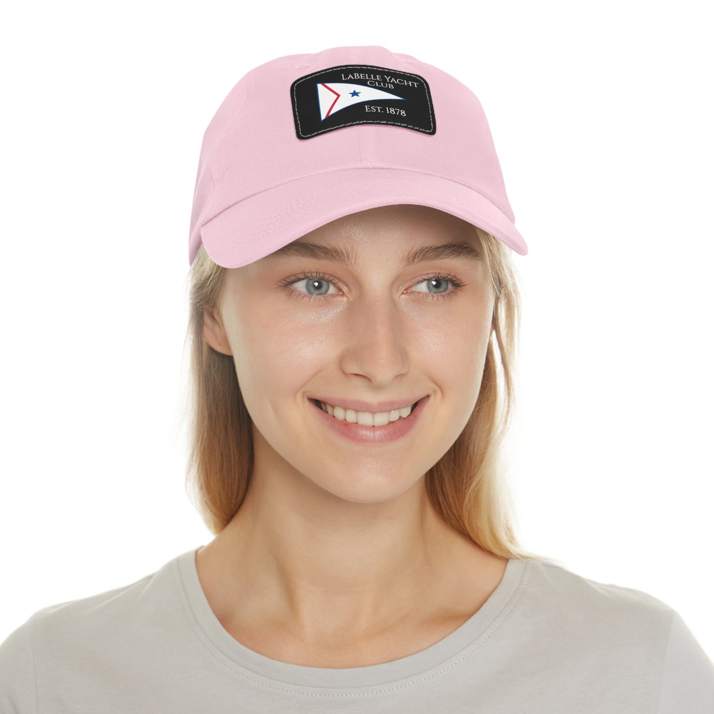 LaBelle Yacht Club Embroidered Hat with Leather Patch