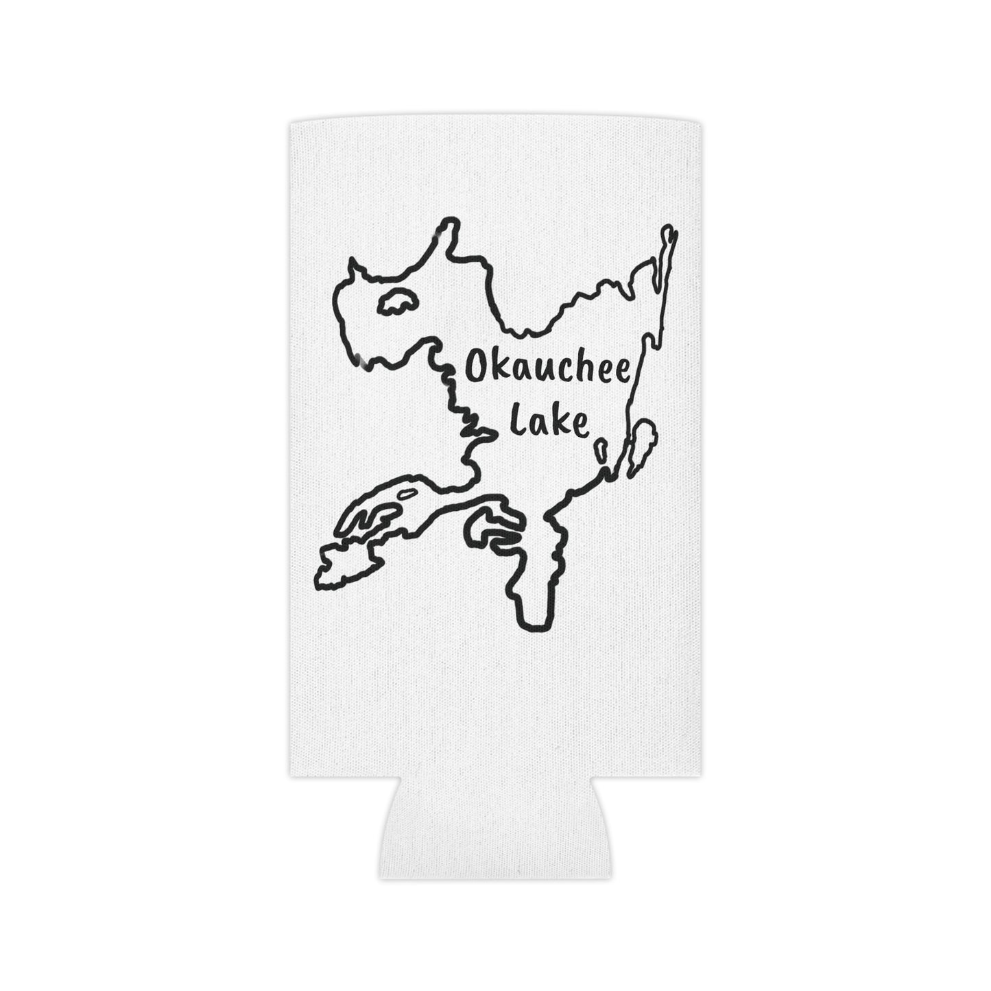 Can Koozie (Bow Fishing Design & Okauchee Lake)