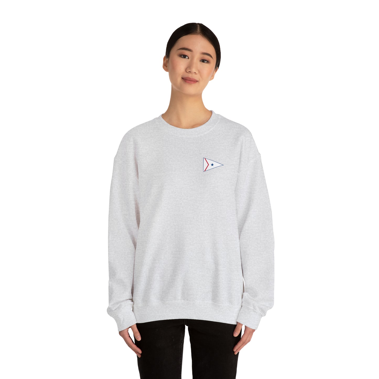 LaBelle Yacht Club Patch Plain Unisex Crewneck Sweatshirt Heavy Blend™