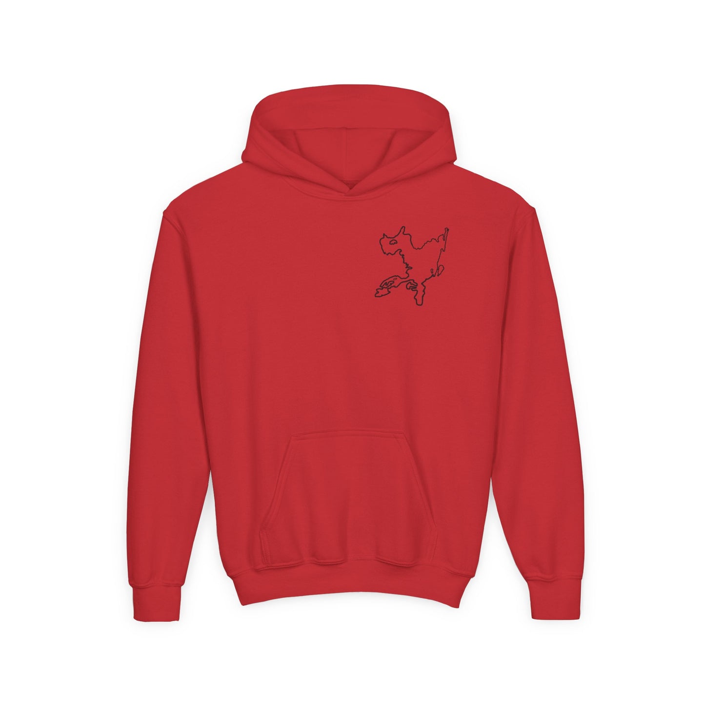 Fishing off Dock Okauchee Lake Youth Hoodie
