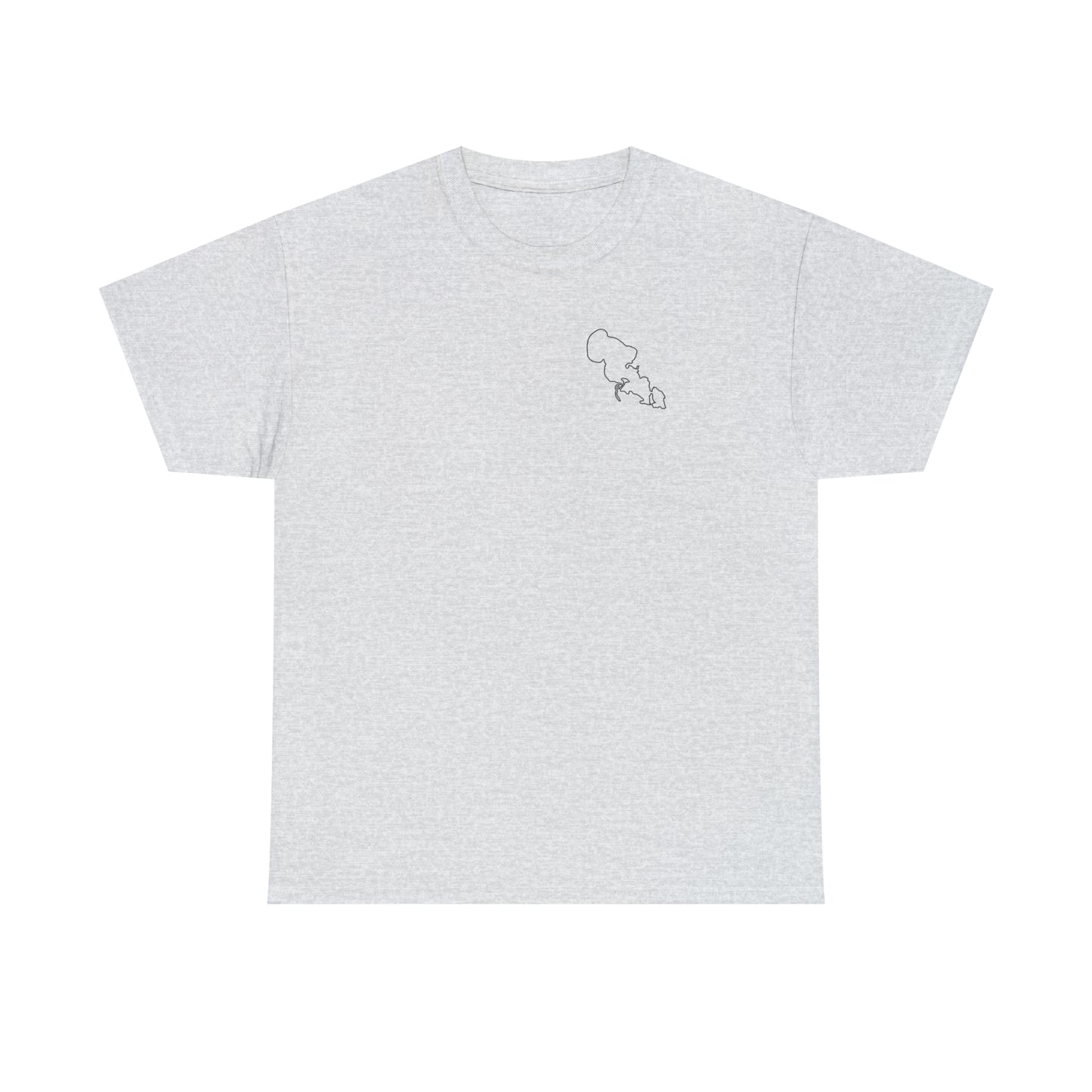 Surf Sketch -Lac LaBelle Unisex Heavyweight Short Sleeve Tee
