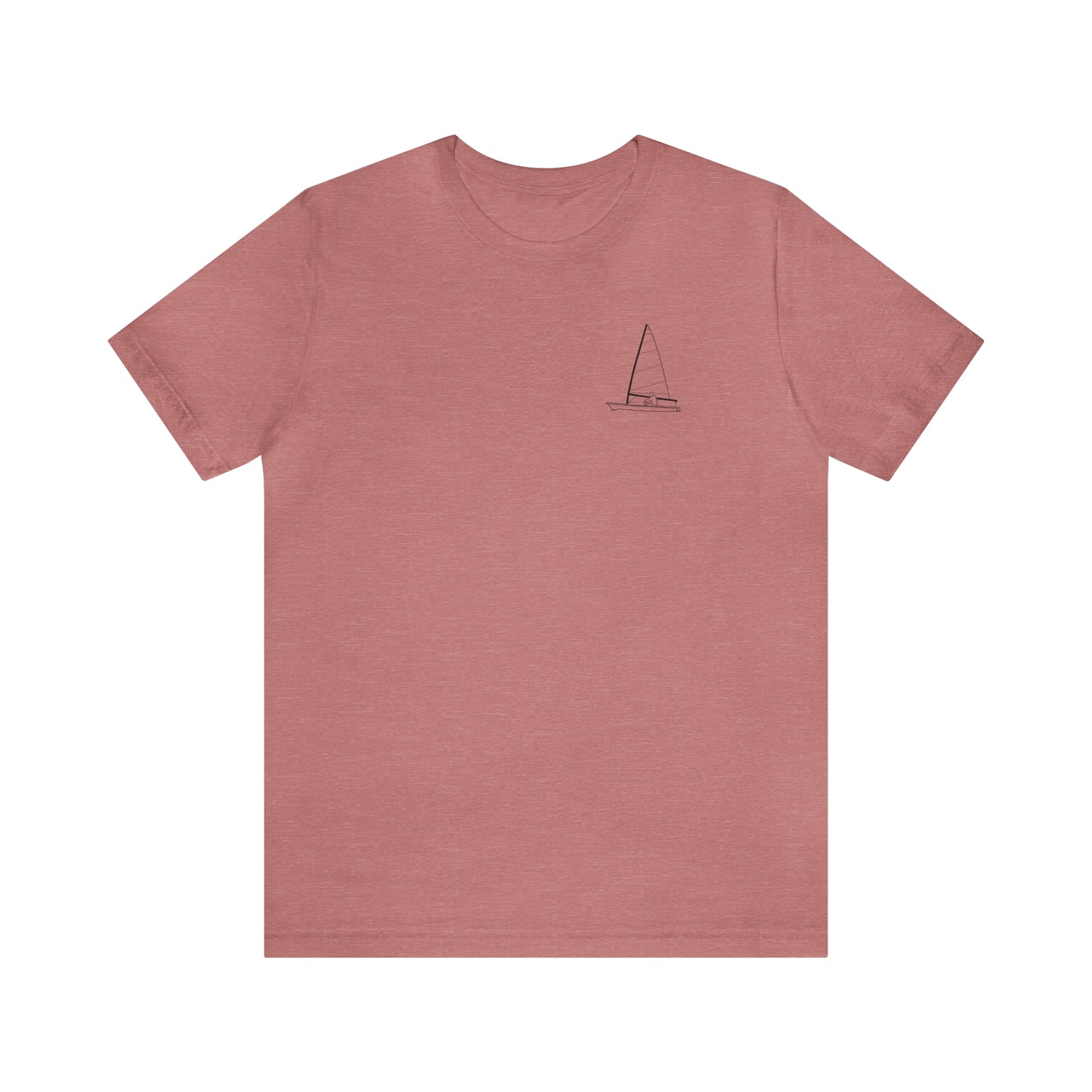 Sailing Patch - Manitowish Waters Unisex Lightweight Short Sleeve Tee